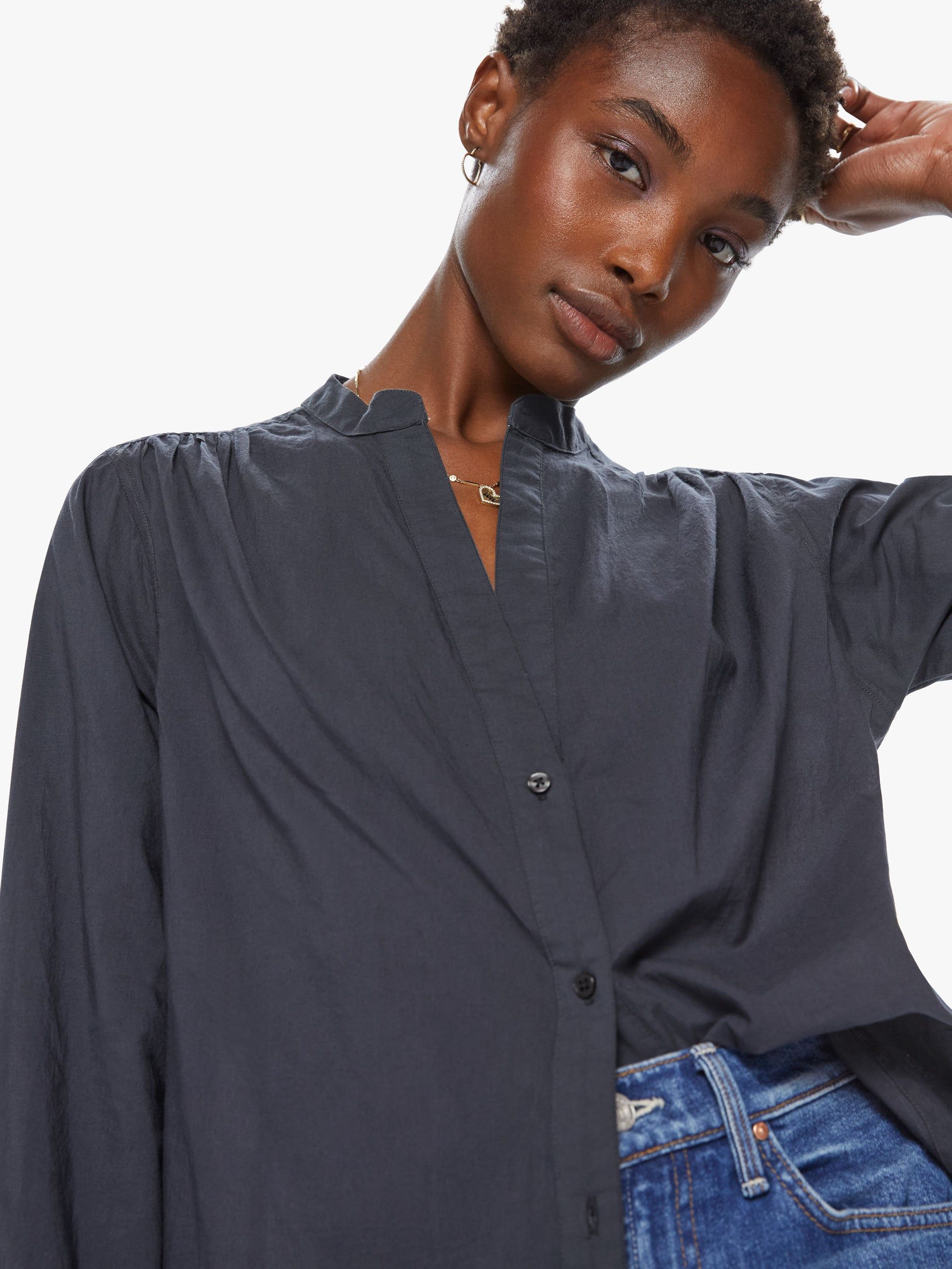 The Airy High Low - Dark Shadow sold by MOTHER product image thumbnail 6