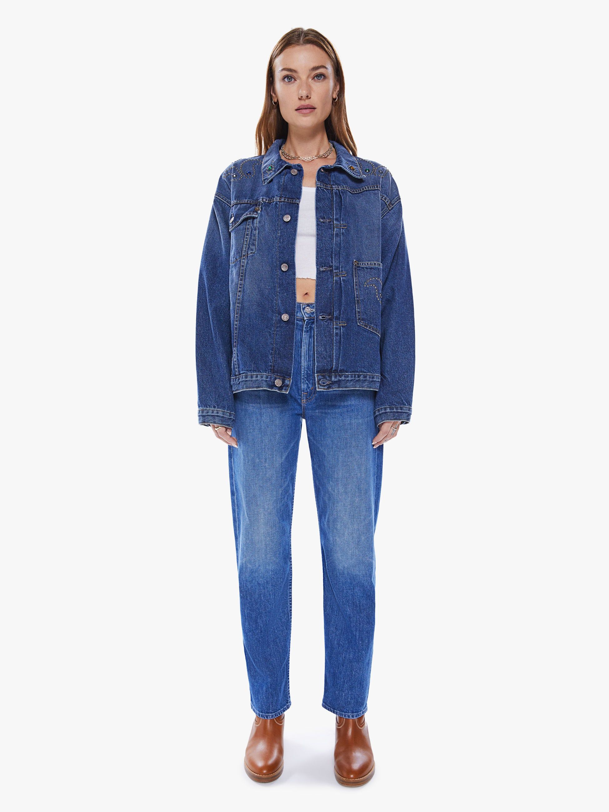 Dr. Collectors Nudies Jacket - 1 Year Wash sold by MOTHER product image thumbnail 5