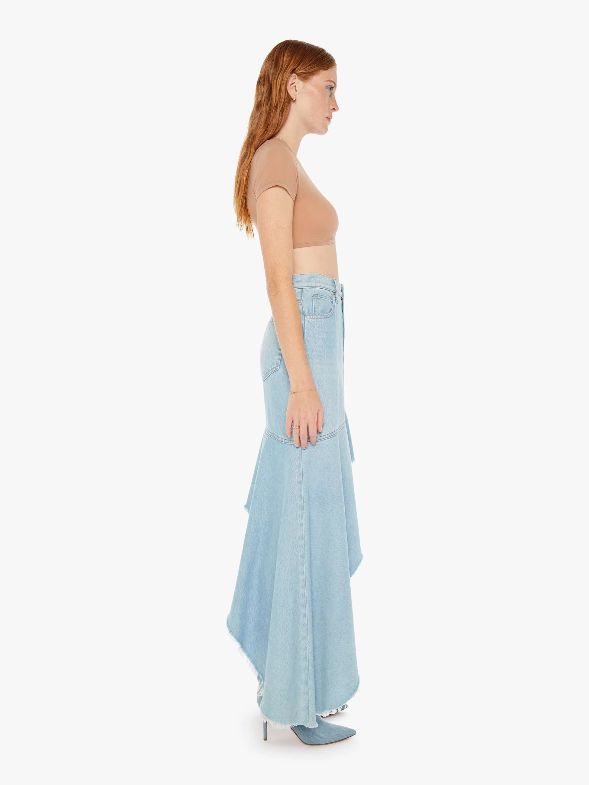 SNACKS! The Crinkle Cut Skirt - Sweet And Sour sold by MOTHER product image thumbnail 3