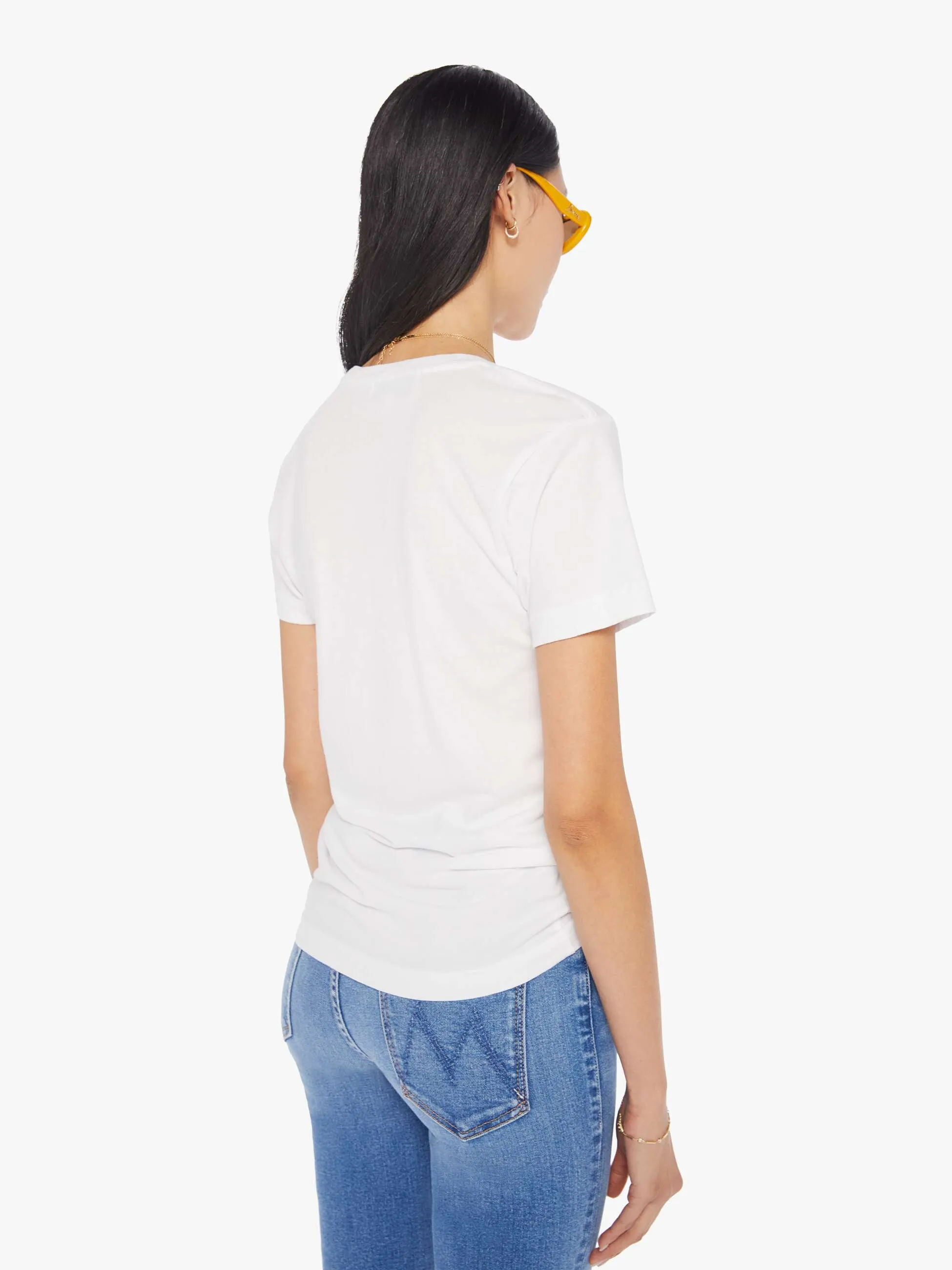Cloney Fake Tee - White sold by MOTHER product image thumbnail 3