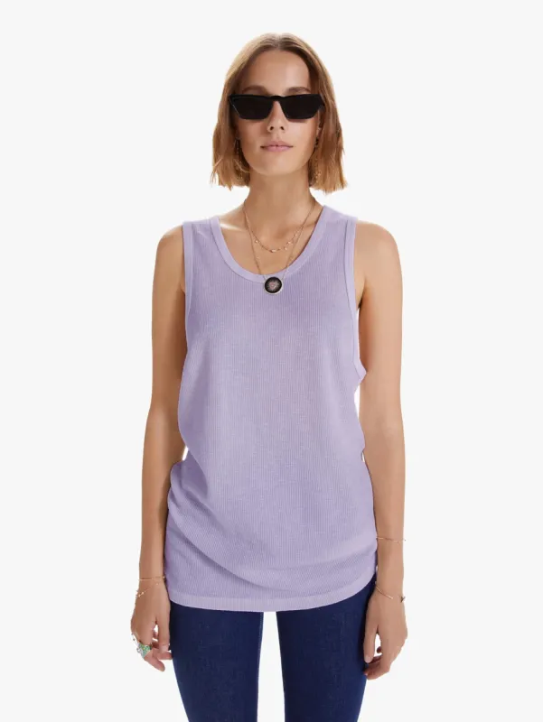 Velva Sheen Thermal Tank Top - Orchid made by MOTHER