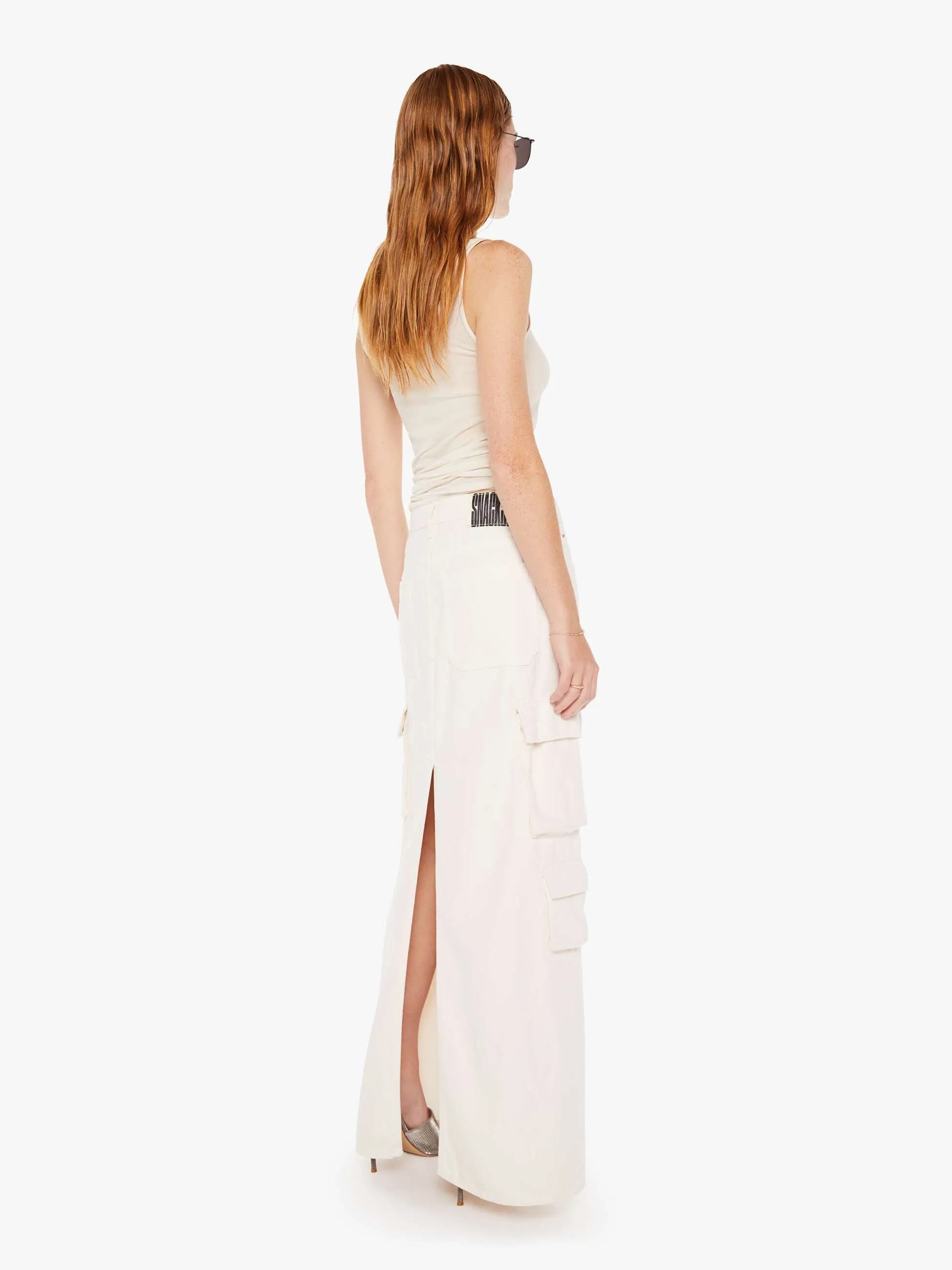 SNACKS! The Fun Dip Cargo Skirt - Natural sold by MOTHER product image thumbnail 4