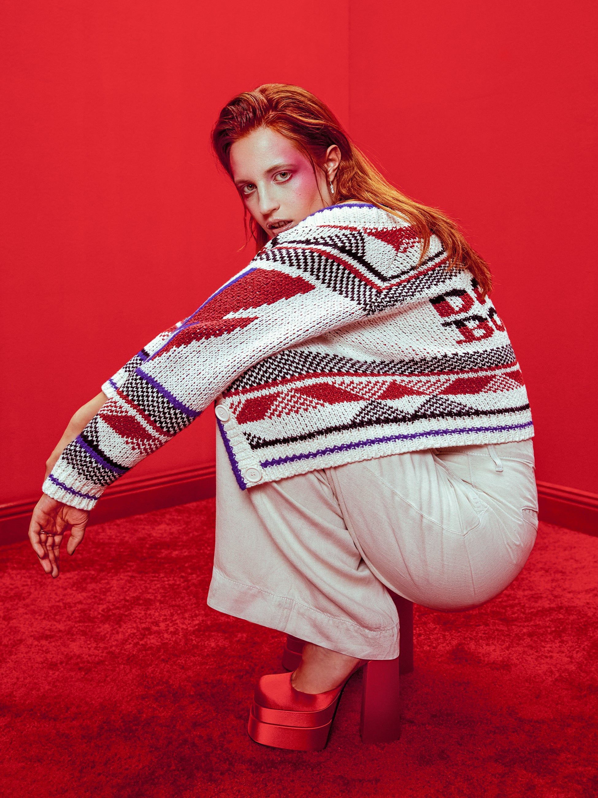 The Raglan Crop Cardigan - Oh You Pretty Thing sold by MOTHER product image thumbnail 7