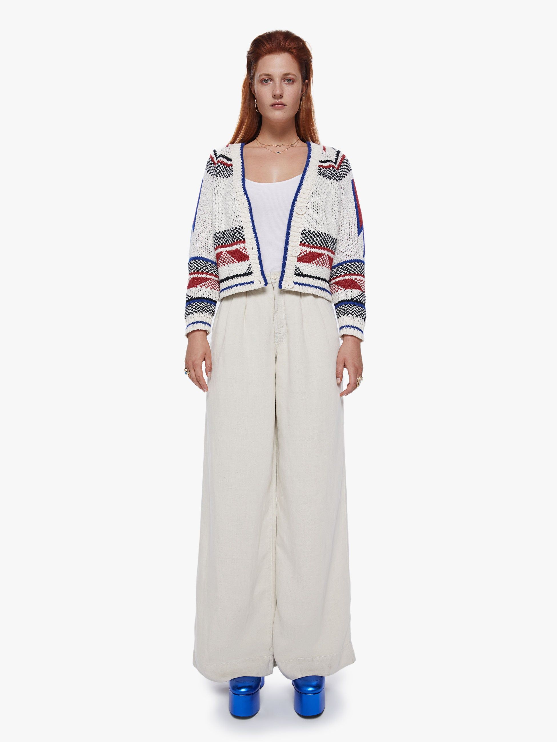 The Raglan Crop Cardigan - Oh You Pretty Thing sold by MOTHER product image thumbnail 5