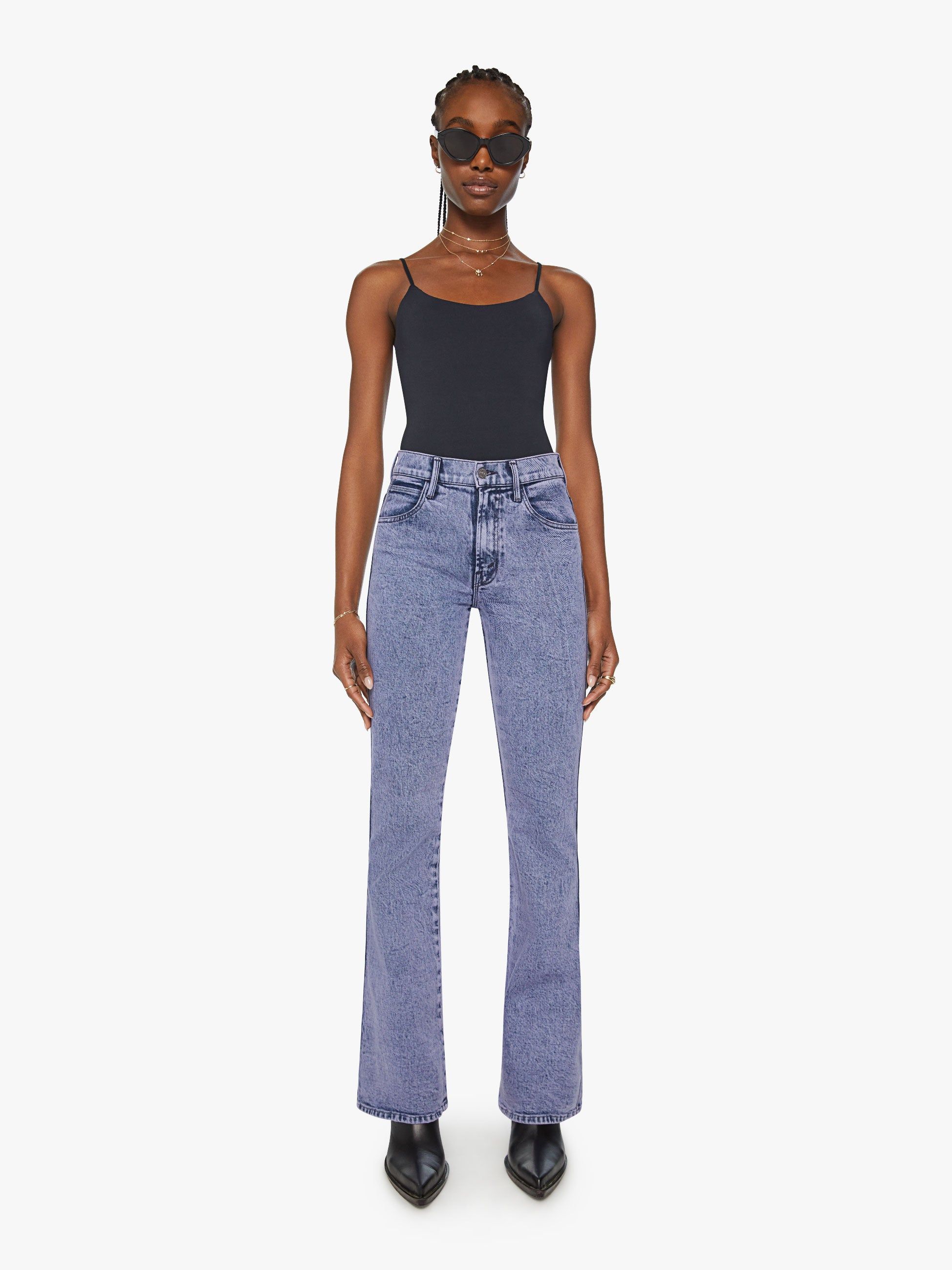 The Desperado Heel - Paisley Purple sold by MOTHER