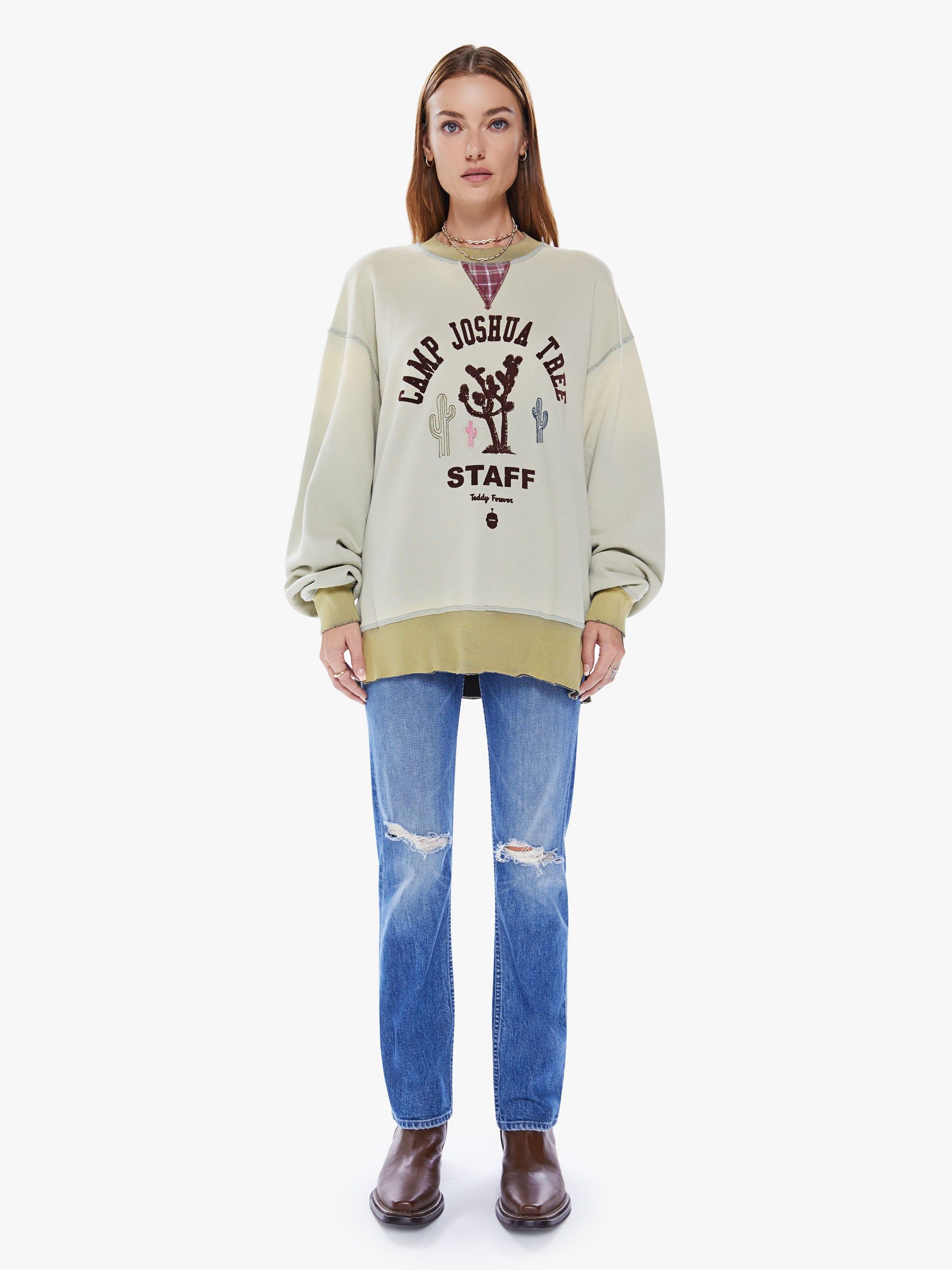Dr. Collectors Campus Sweatshirt - Sage sold by MOTHER product image thumbnail 5