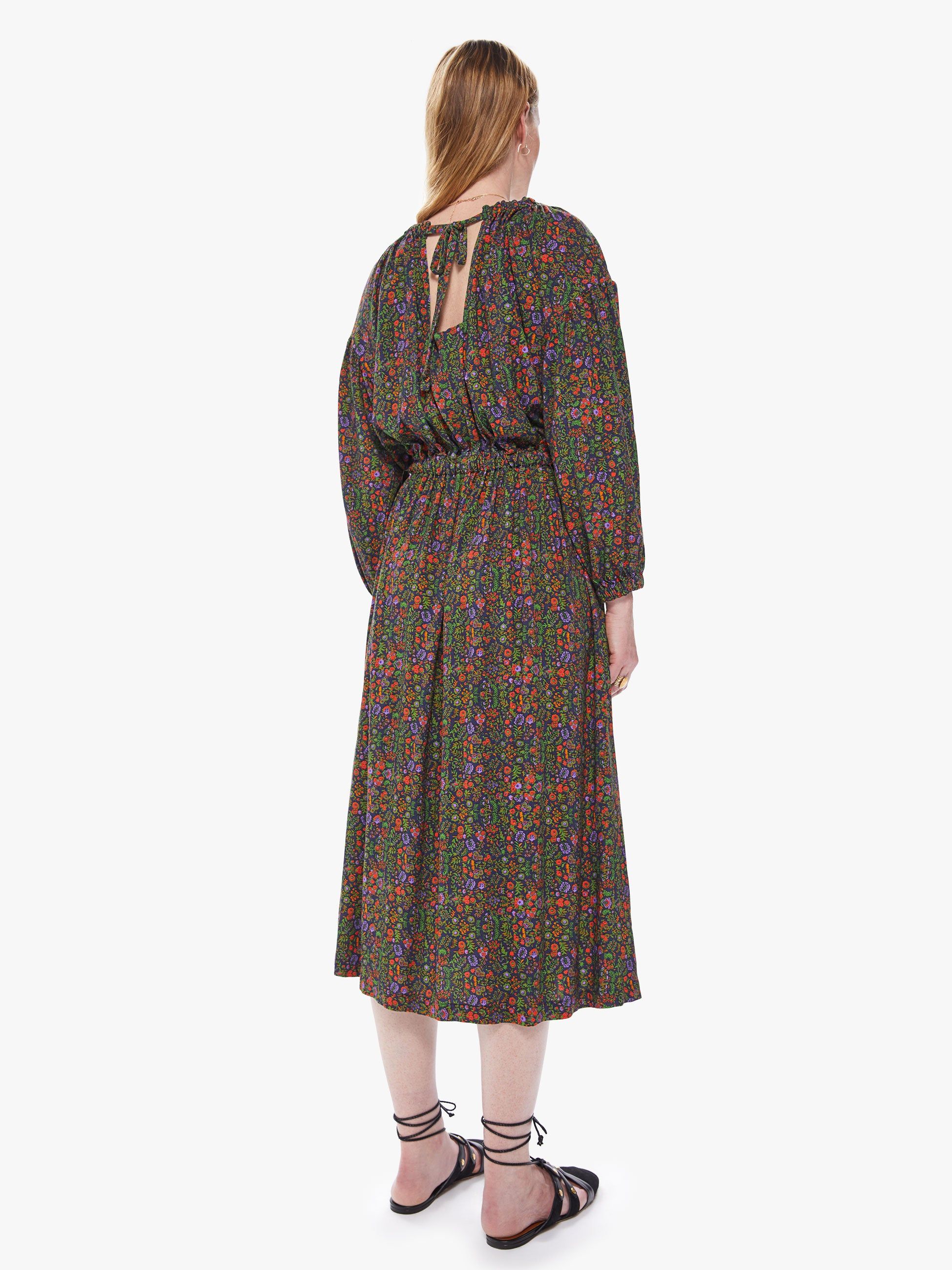 XiRENA Salma Dress - Navy Floral sold by MOTHER product image thumbnail 4