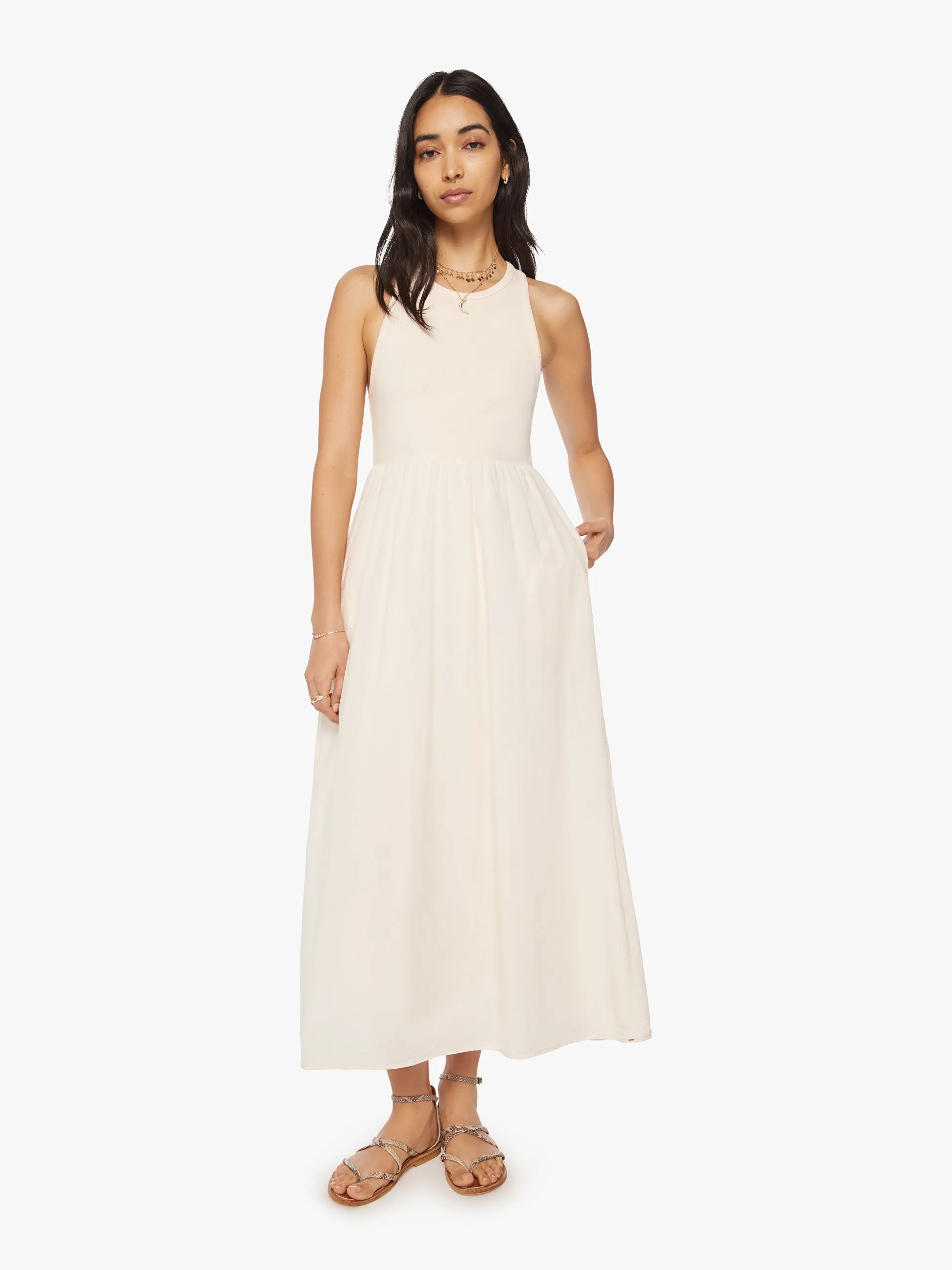 XiRENA Flynn Dress - Cream Peach sold by MOTHER product image thumbnail 2