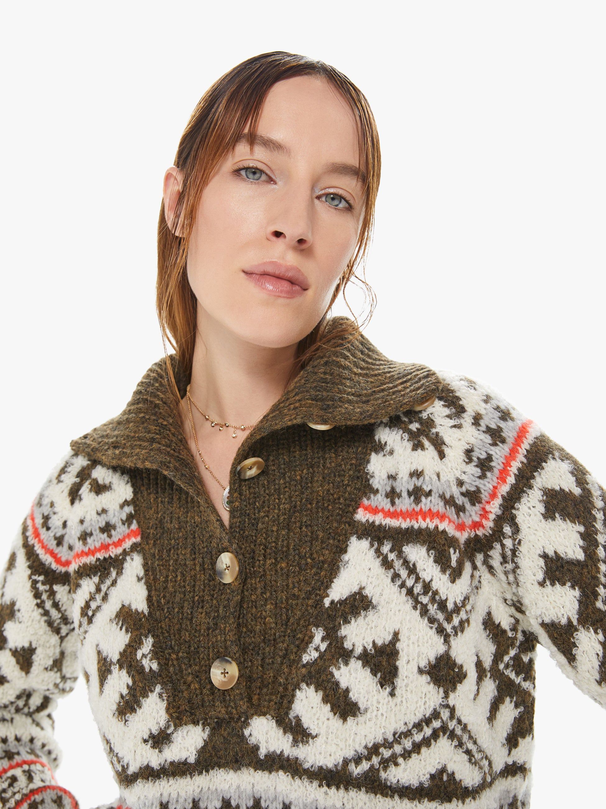 The Buttoned Collar Jumper - Dimestore Cowgirl sold by MOTHER product image thumbnail 6