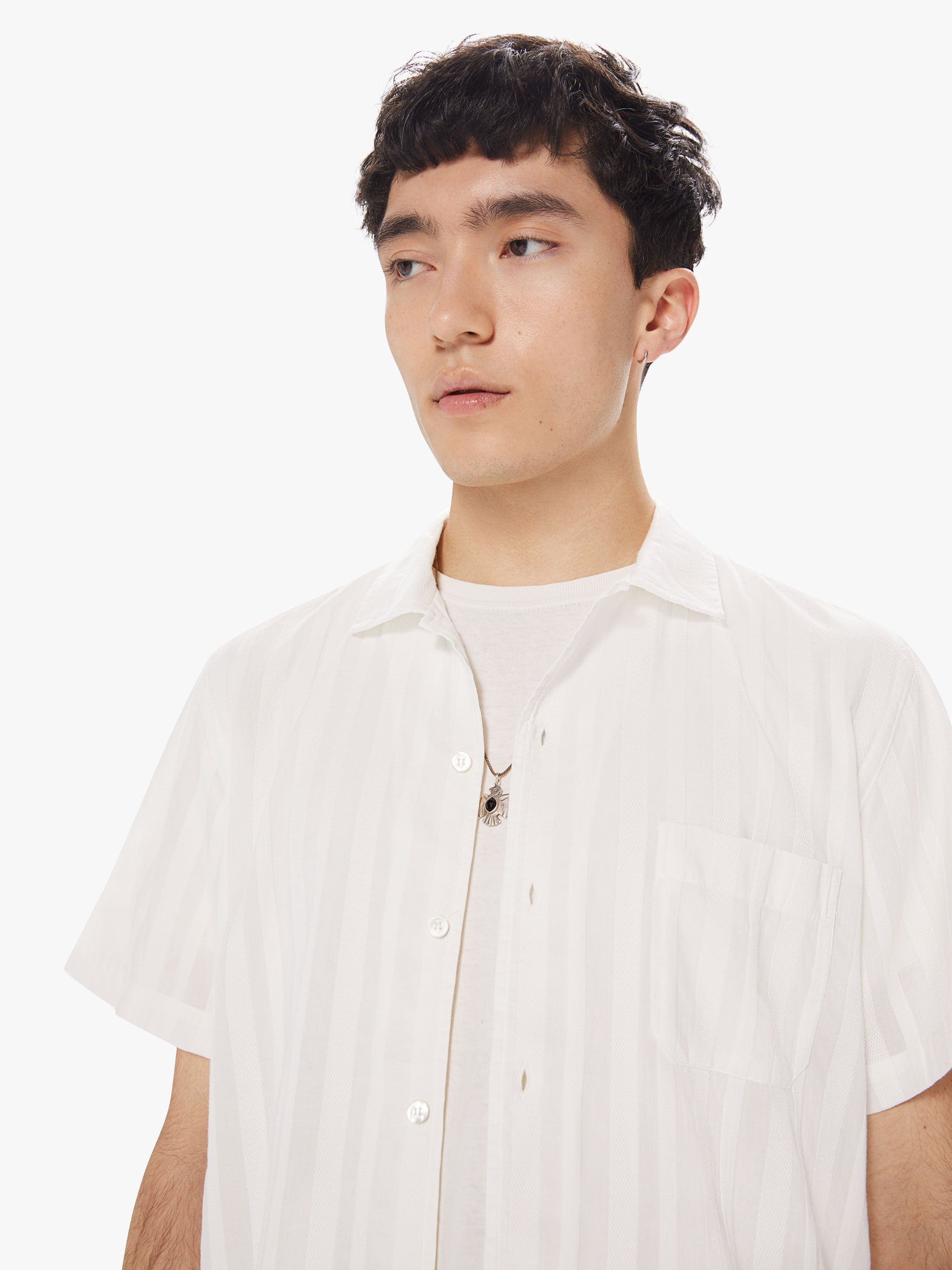 La Paz Silveira Shirt - Ecru Embroidery sold by MOTHER product image thumbnail 11