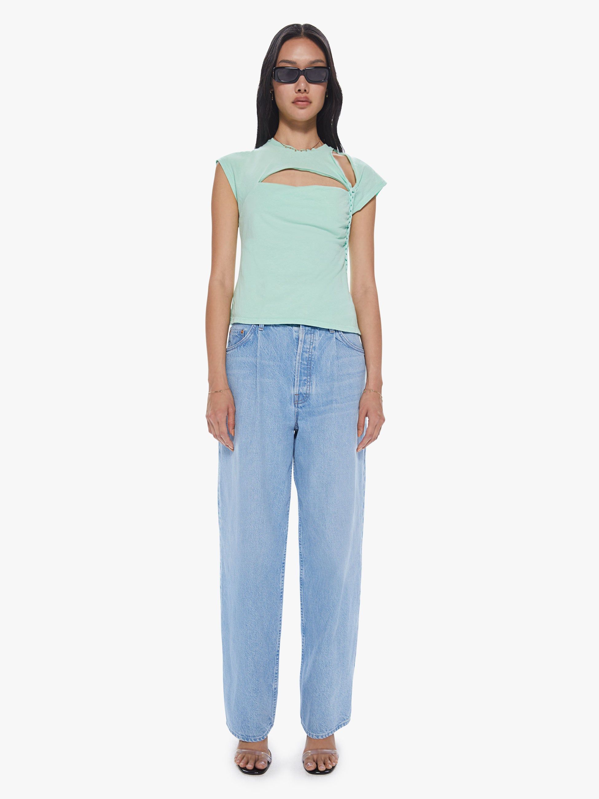 Noam Slash Tee - Mojito sold by MOTHER product image thumbnail 5