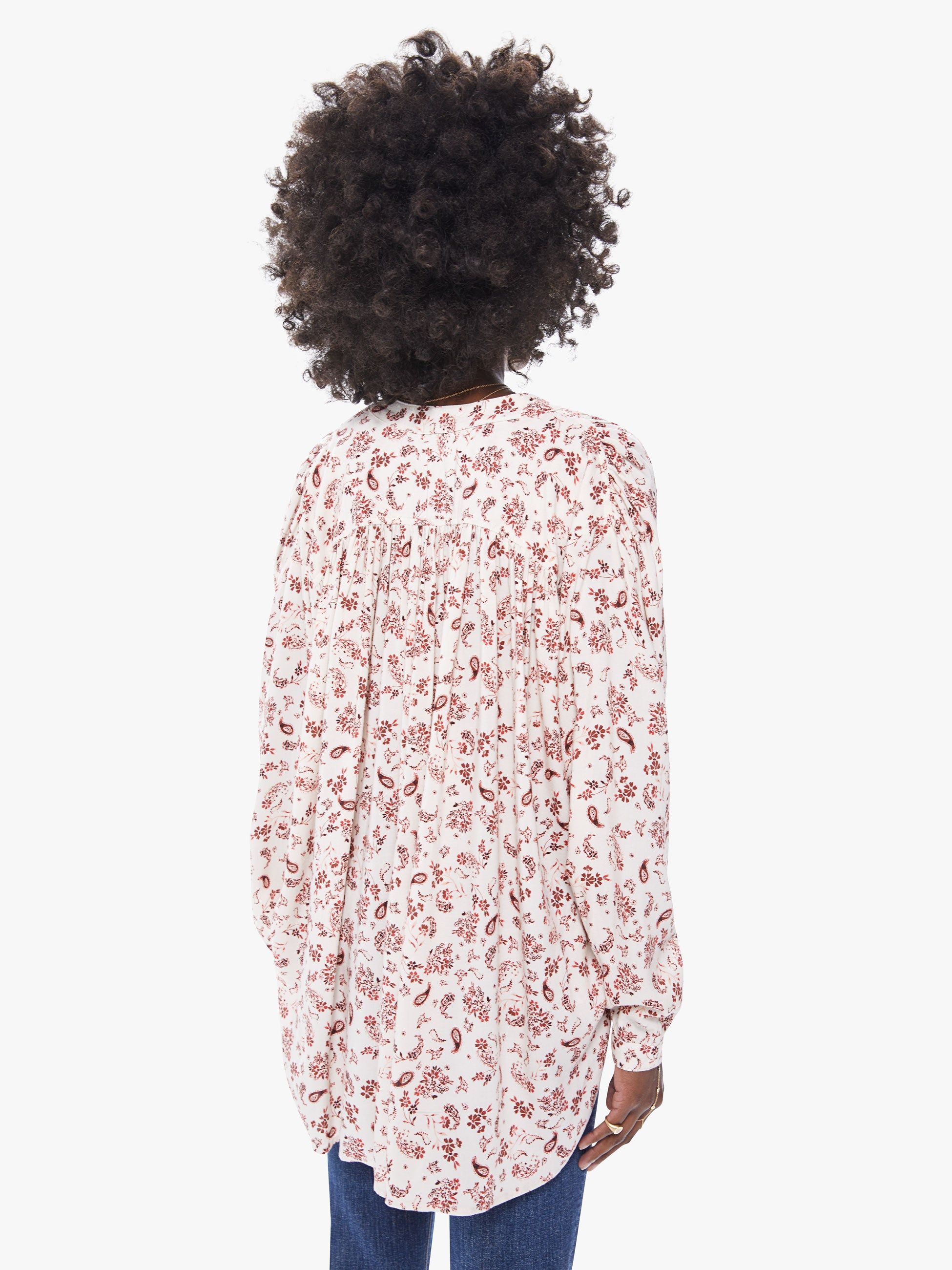 XiRENA Ameli Top - Cream Paisley sold by MOTHER product image thumbnail 4