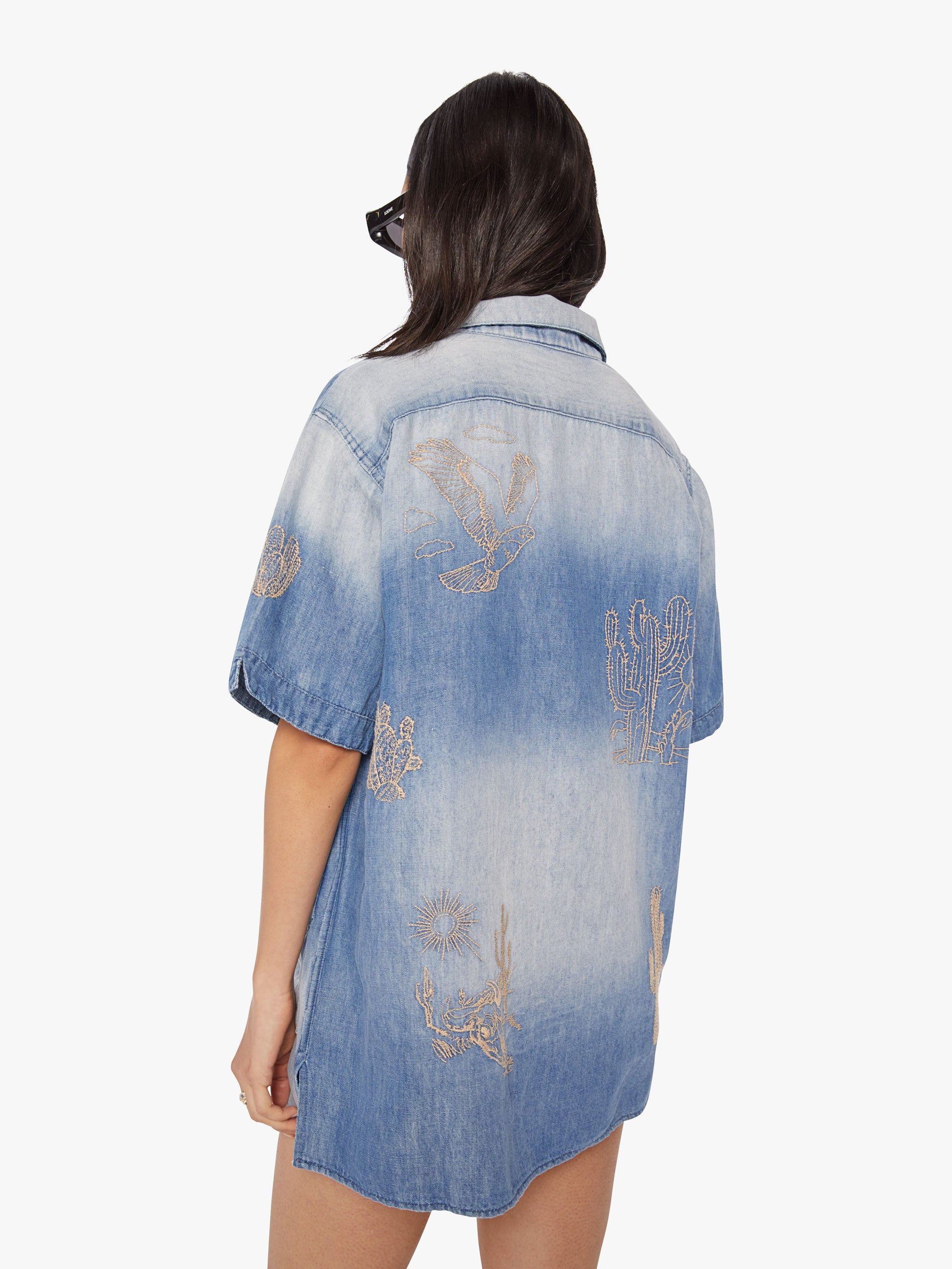 Dr. Collectors Short Sleeve Pocket Shirt - Embroidery Joshua Tree sold by MOTHER product image thumbnail 5
