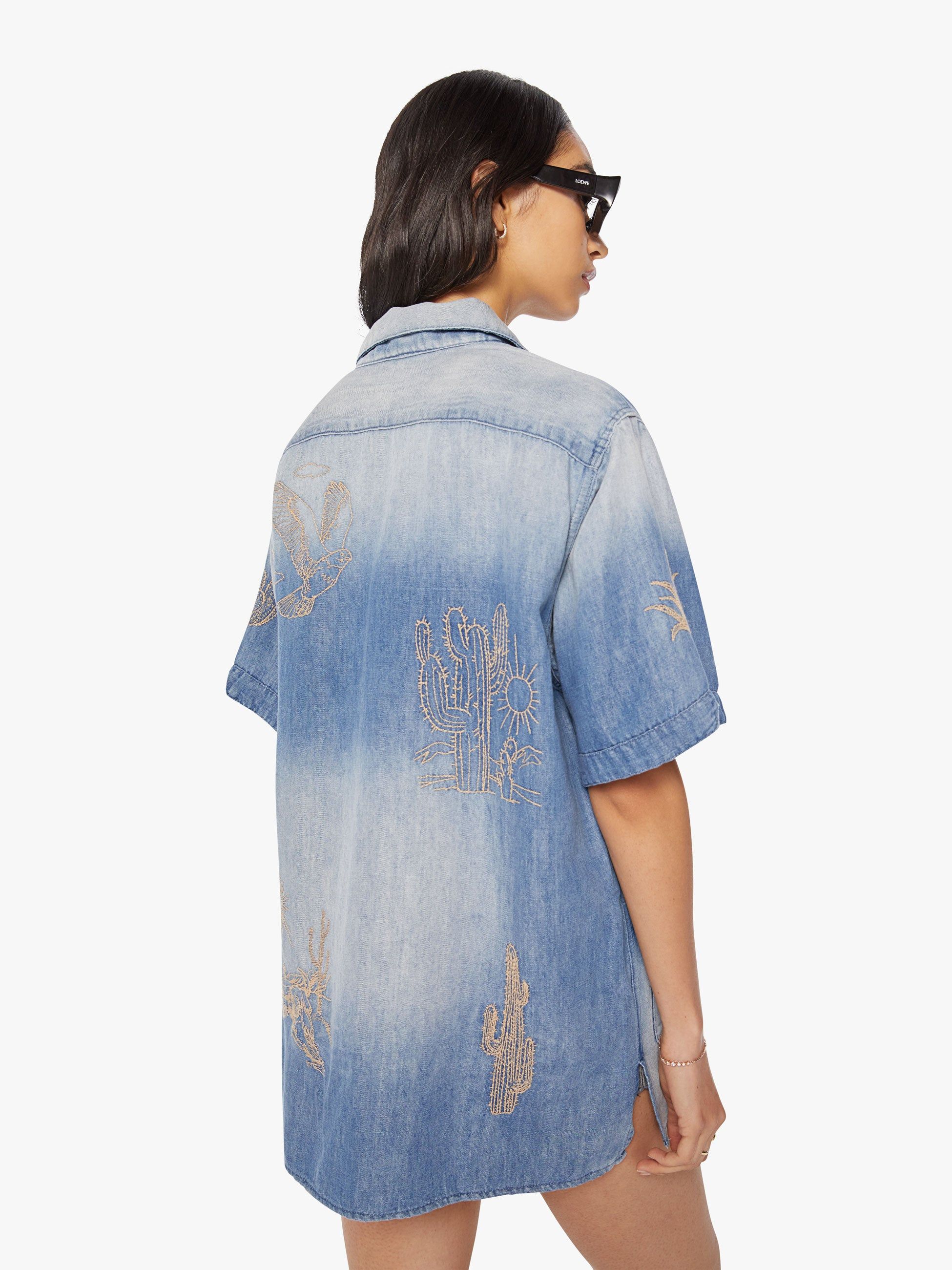 Dr. Collectors Short Sleeve Pocket Shirt - Embroidery Joshua Tree sold by MOTHER product image thumbnail 4