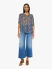 Natalie Martin Violet Top - Vintage Flowers Indigo sold by MOTHER