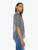 Natalie Martin Violet Top - Vintage Flowers Indigo sold by MOTHER
