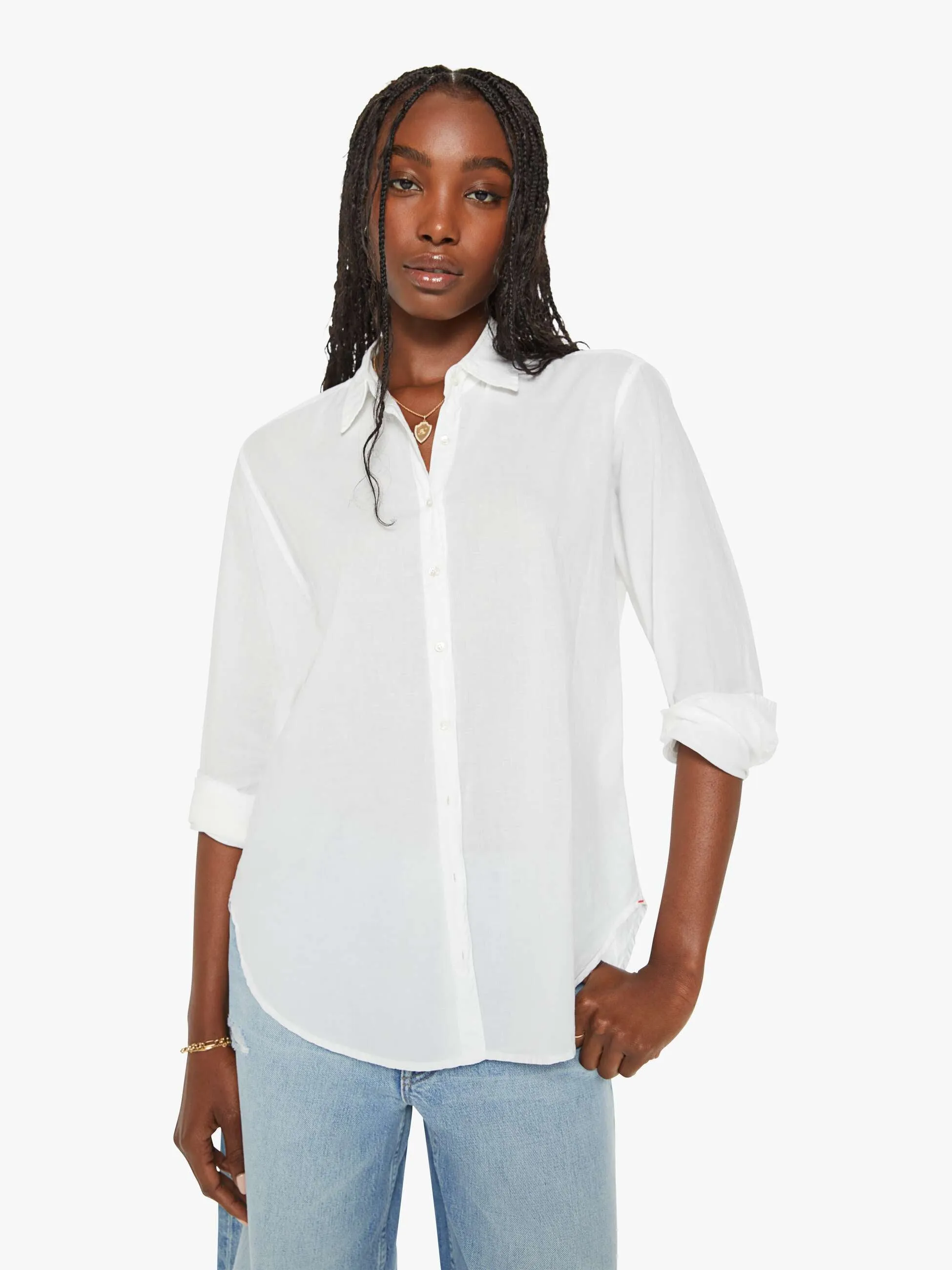 XiRENA Beau Shirt - White sold by MOTHER
