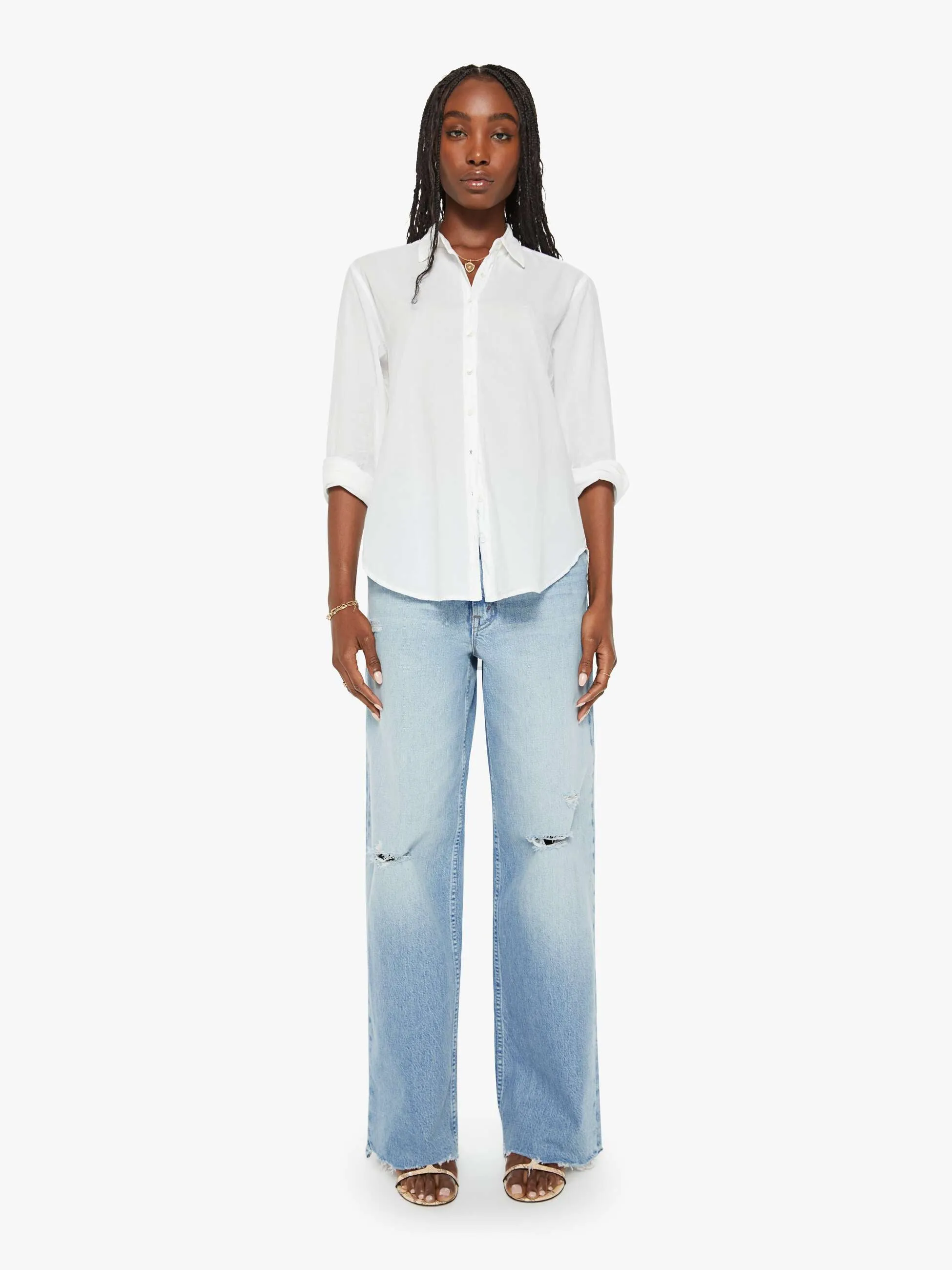 XiRENA Beau Shirt - White sold by MOTHER product image thumbnail 5