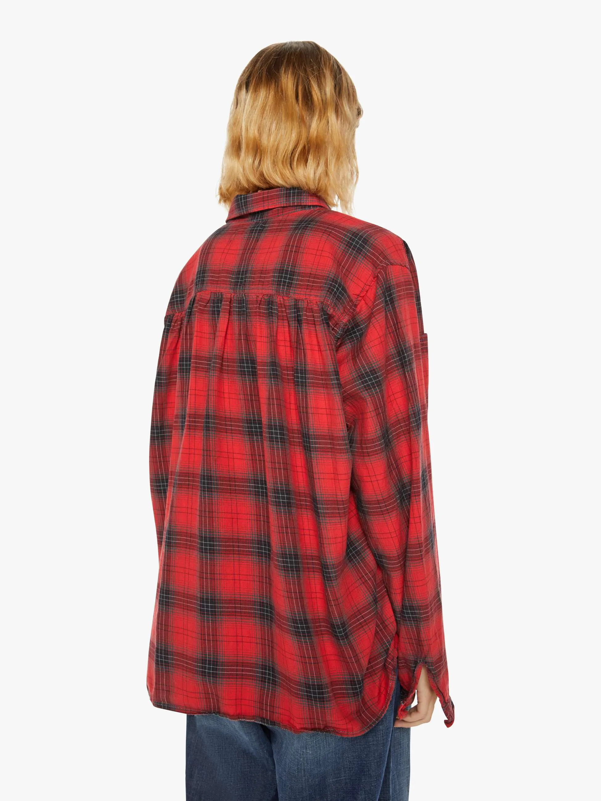 Dr. Collectors Picasso Shirt - Red Plaid sold by MOTHER product image thumbnail 3