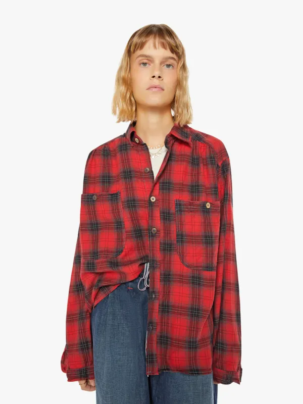 Dr. Collectors Picasso Shirt - Red Plaid made by MOTHER