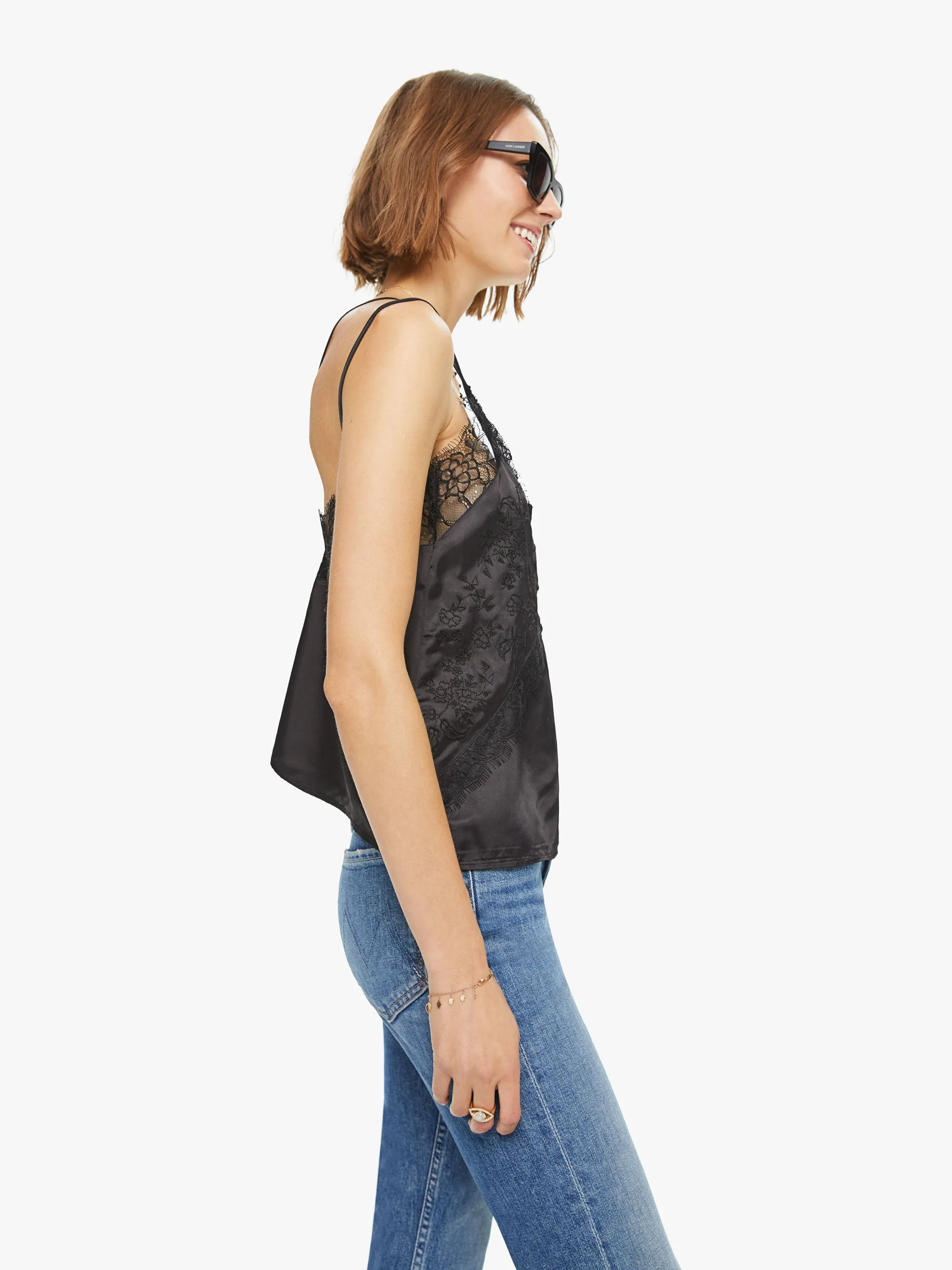 Maria Cher Demetria Top - Black sold by MOTHER product image thumbnail 3