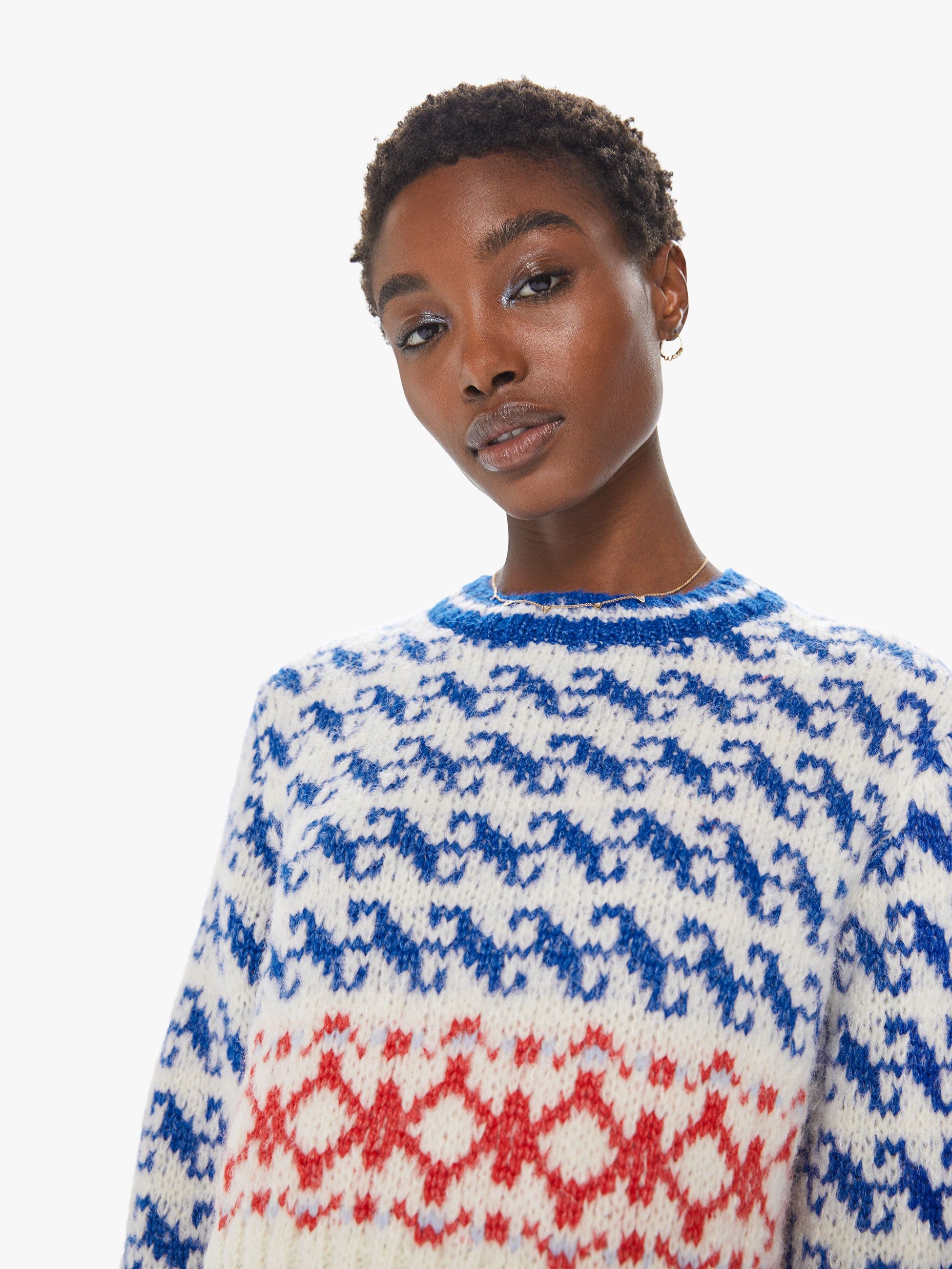 The Wide Sleeve Jumper Crop - The Longest Run sold by MOTHER product image thumbnail 6