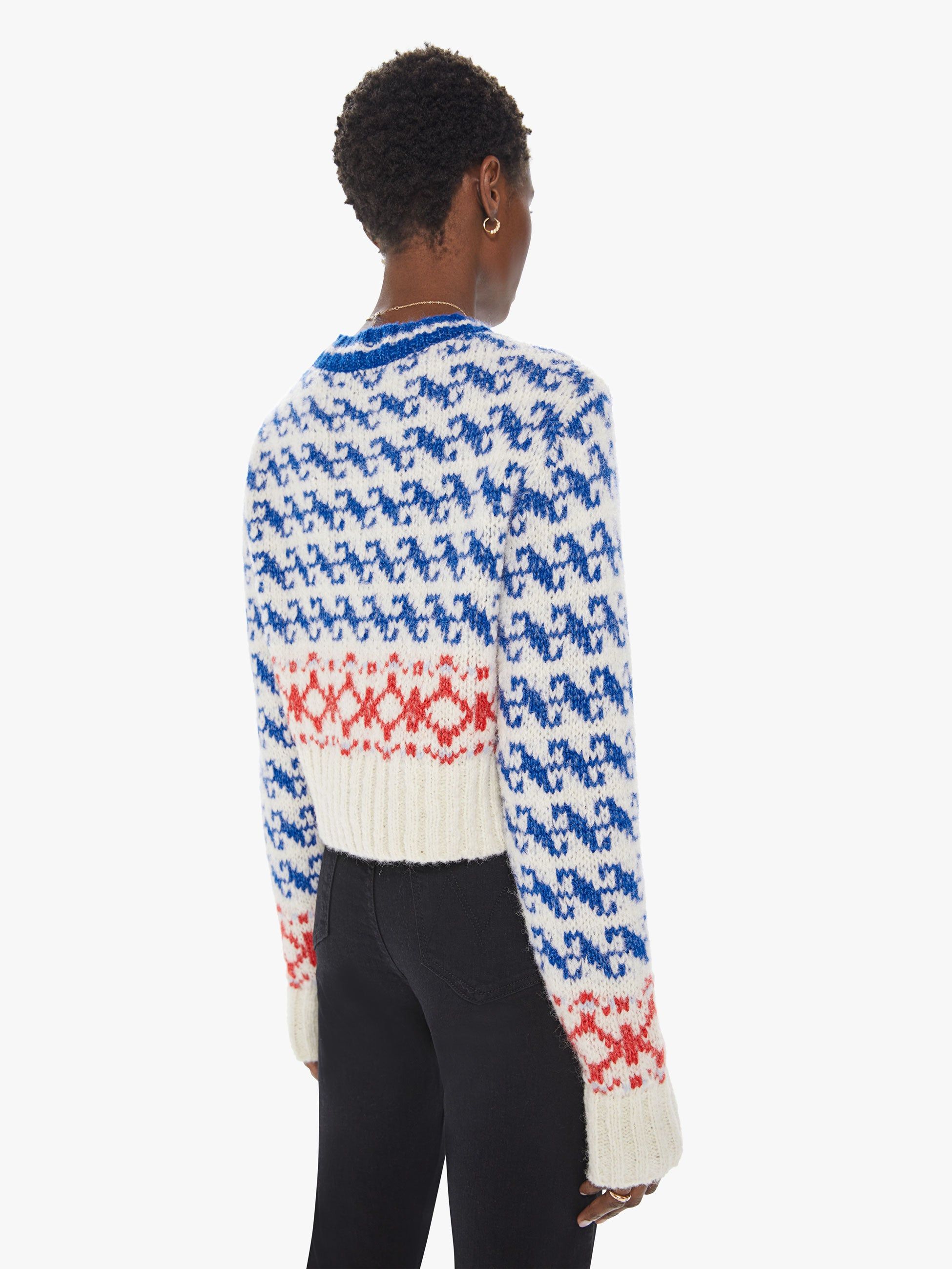 The Wide Sleeve Jumper Crop - The Longest Run sold by MOTHER product image thumbnail 4
