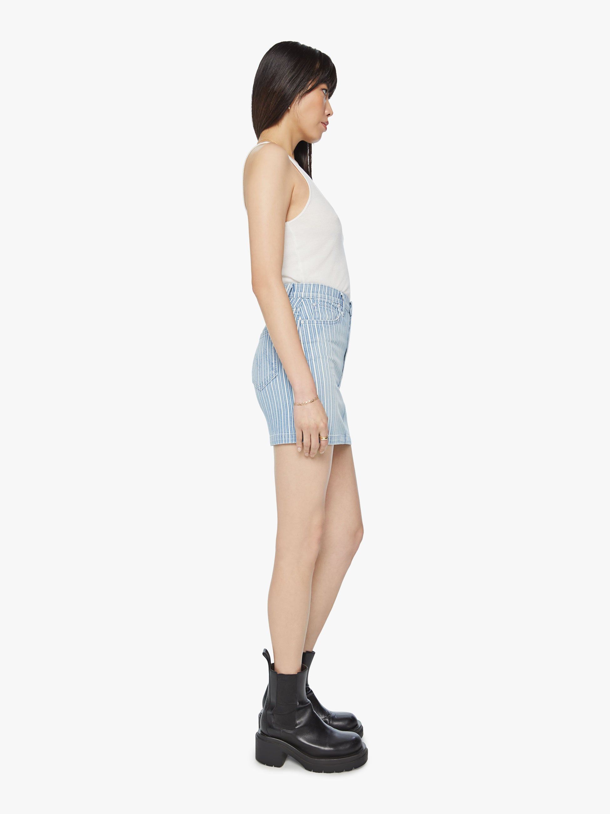 High Waisted Smokin Double Skirt Mini - Lined Up sold by MOTHER product image thumbnail 3