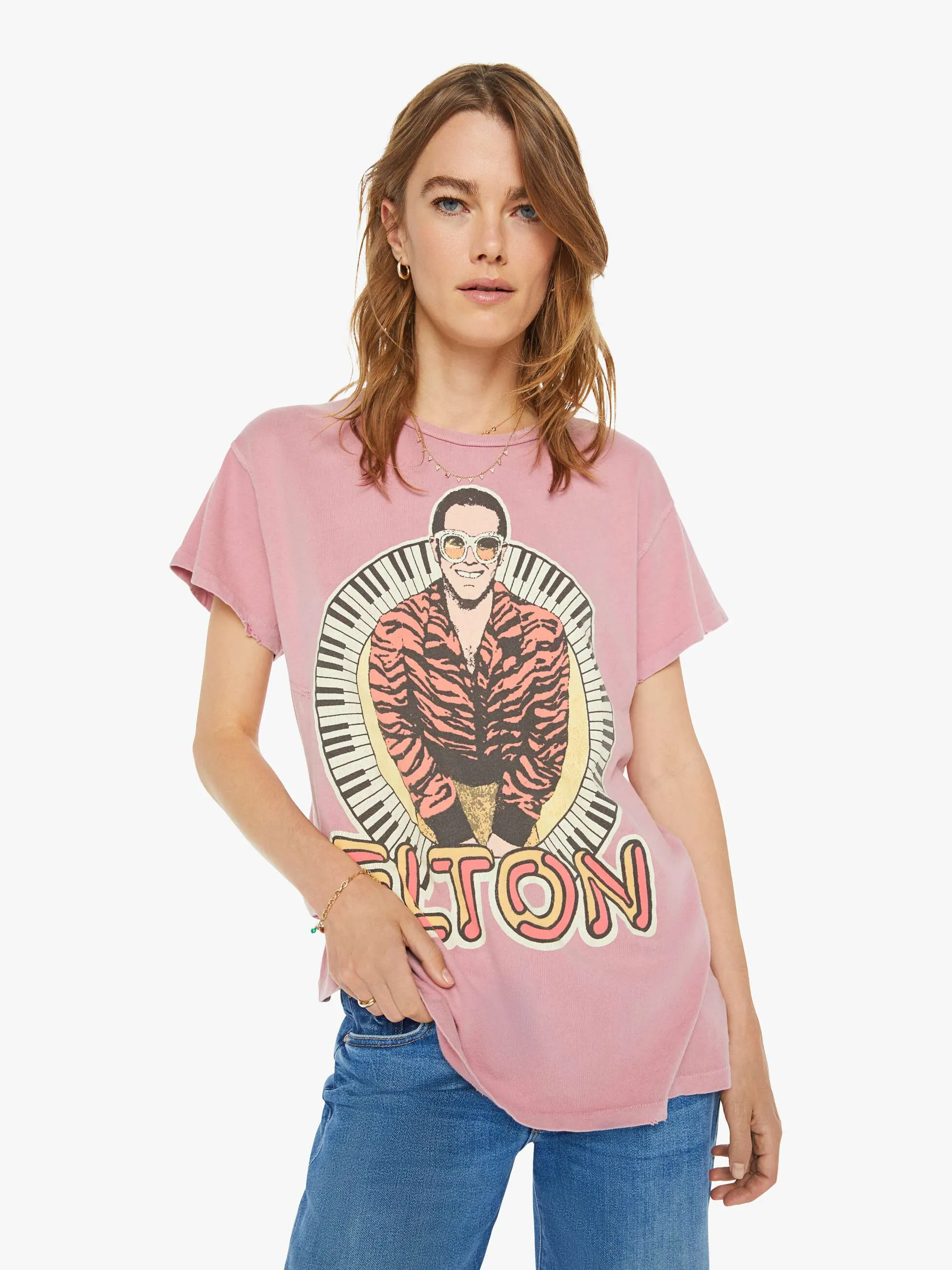 MadeWorn Elton John Tee - Petal sold by MOTHER product image thumbnail 2