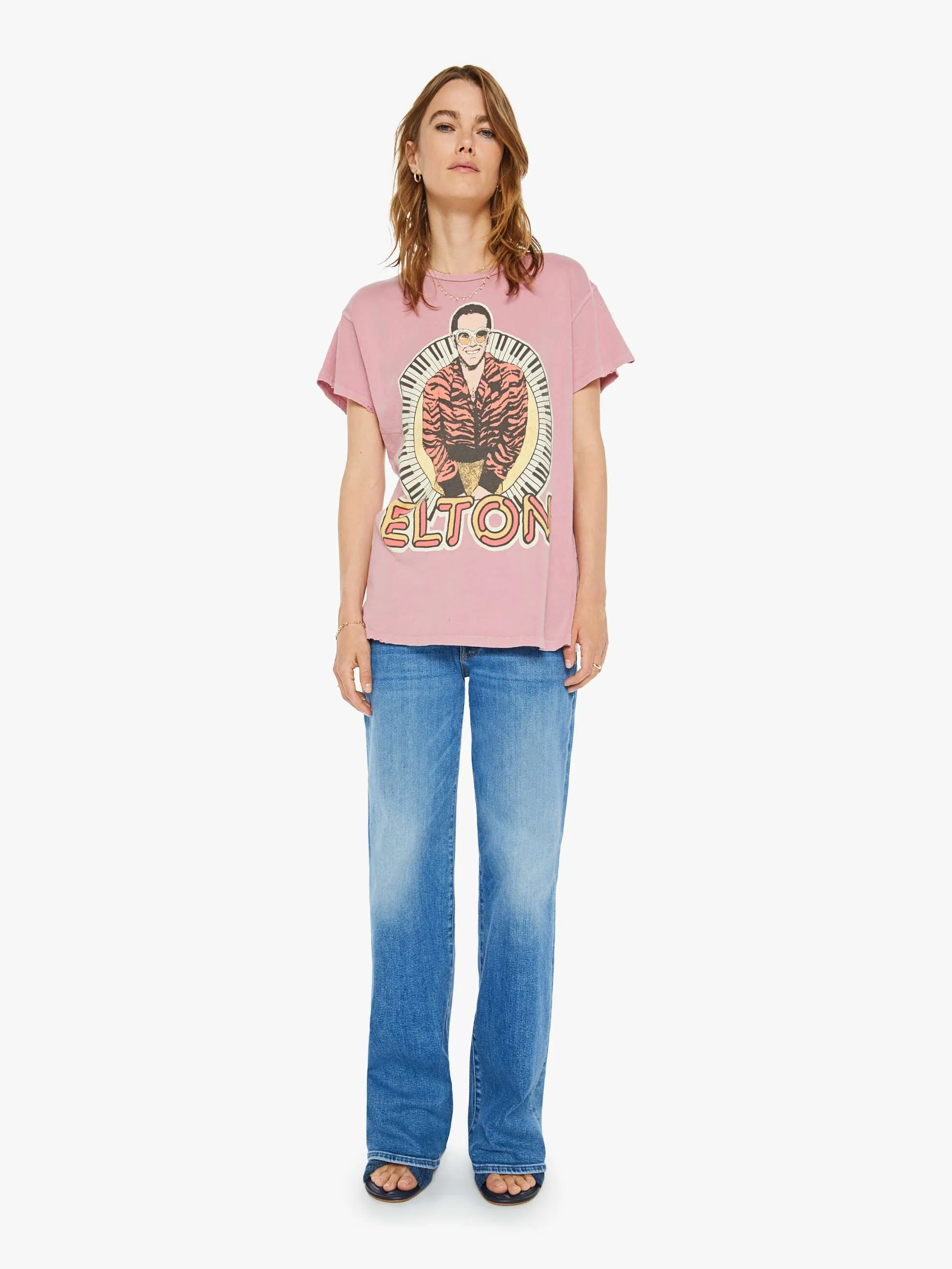 MadeWorn Elton John Tee - Petal sold by MOTHER product image thumbnail 5