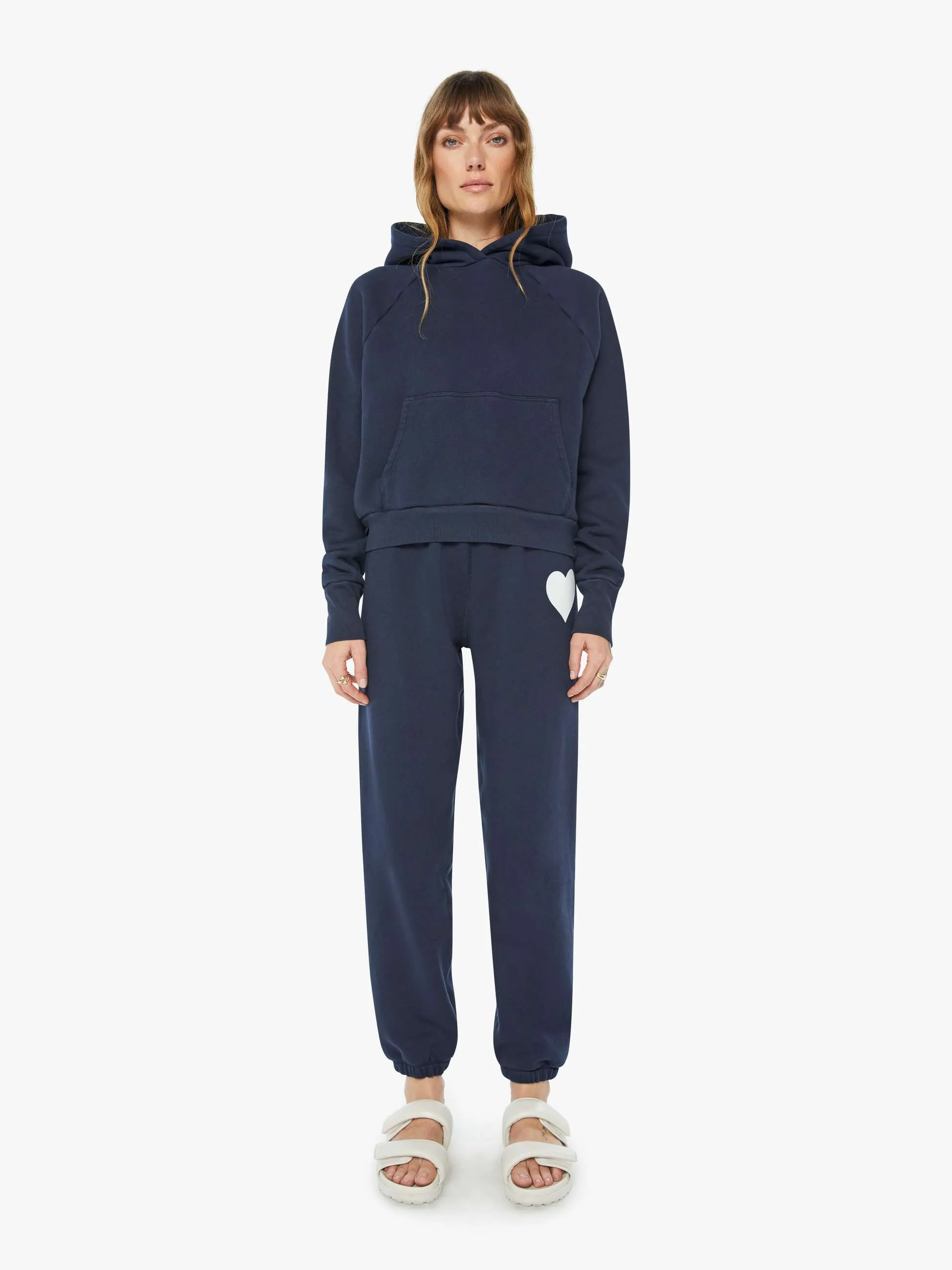 SPRWMN Shrunken Raglan Hoodie - Navy sold by MOTHER product image thumbnail 4