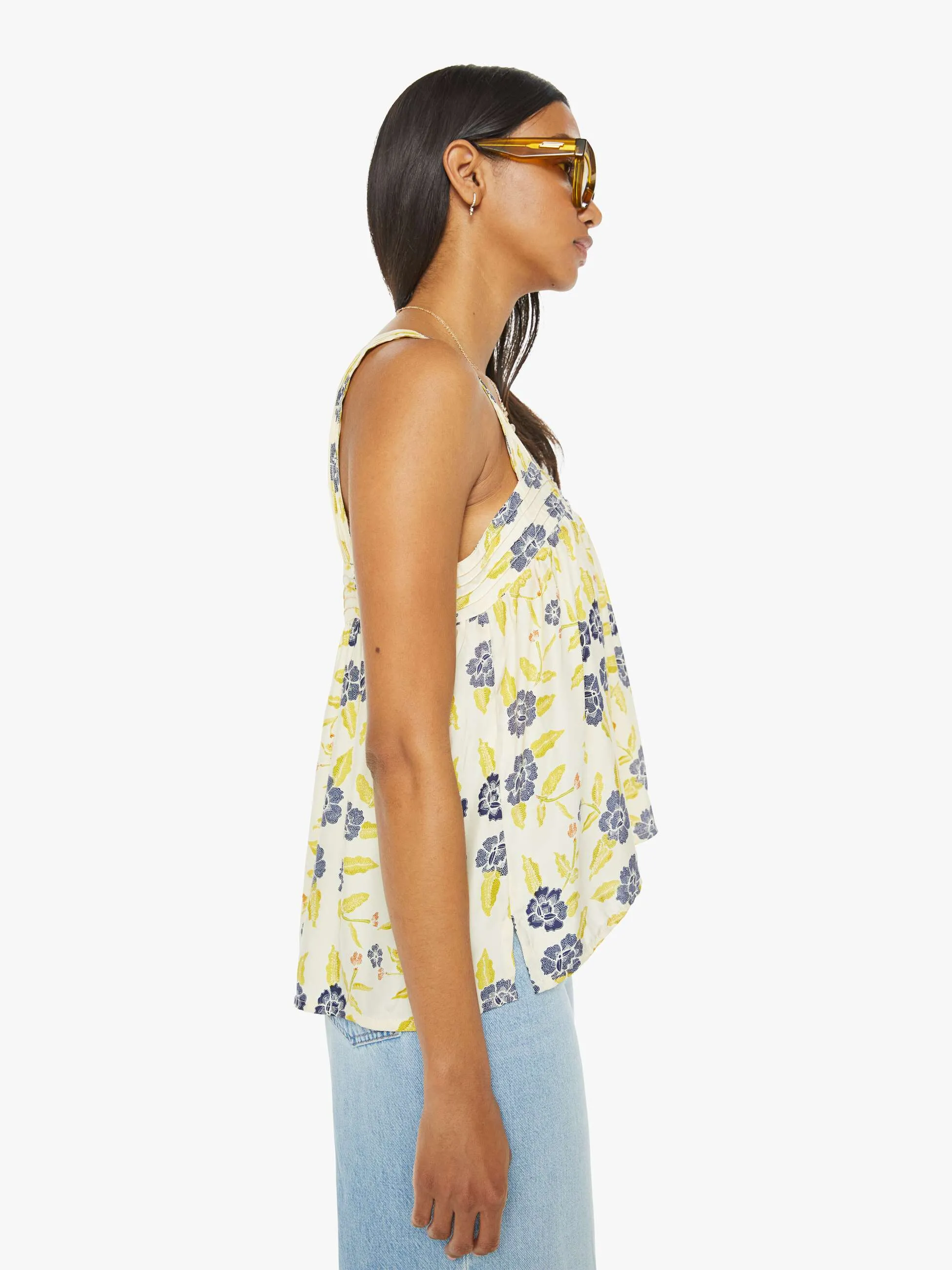 Natalie Martin Jasmine Top - Prairie Indigo sold by MOTHER product image thumbnail 3
