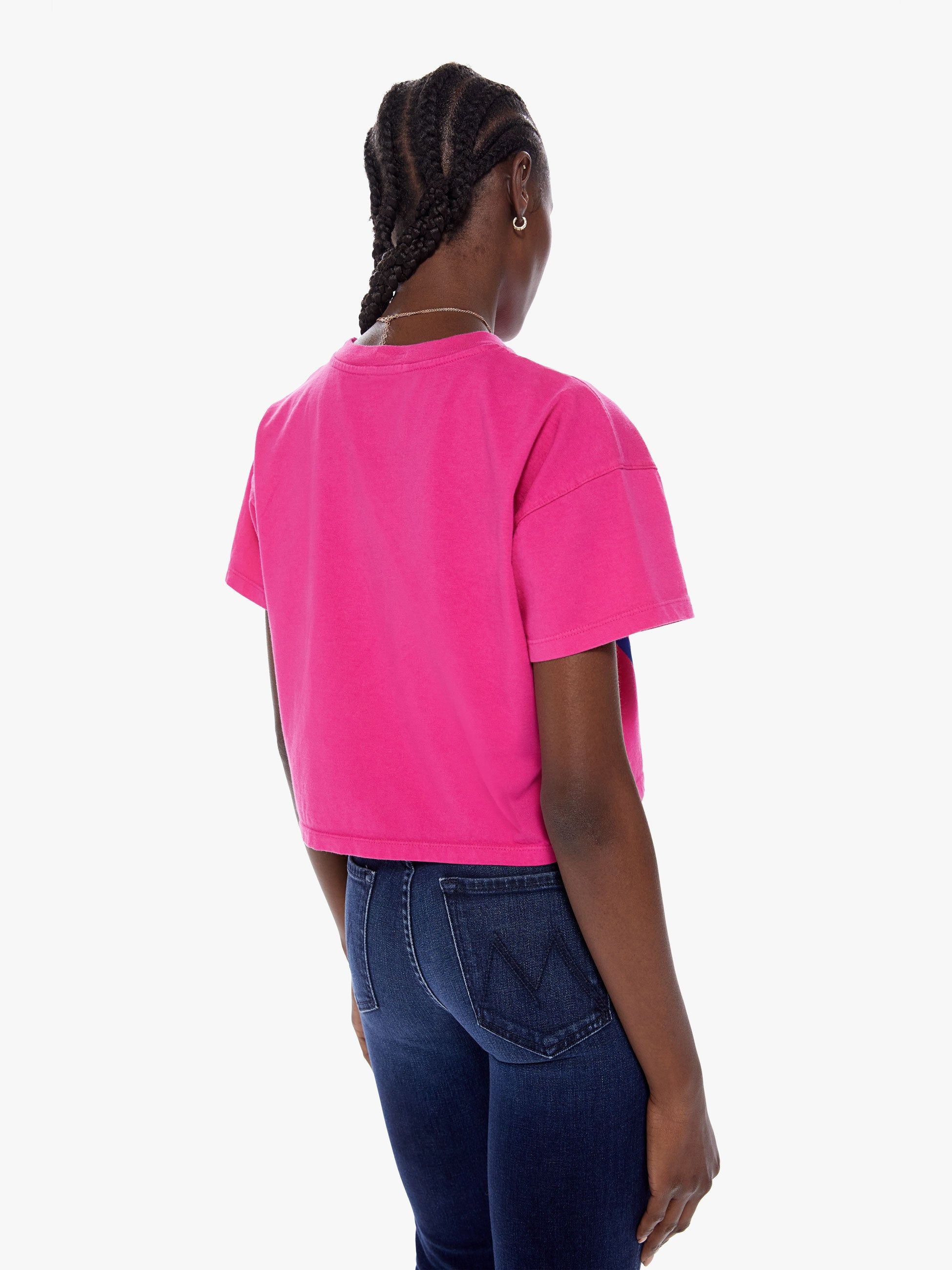 The Grab Back Crop Tee - On The Rocks sold by MOTHER product image thumbnail 4