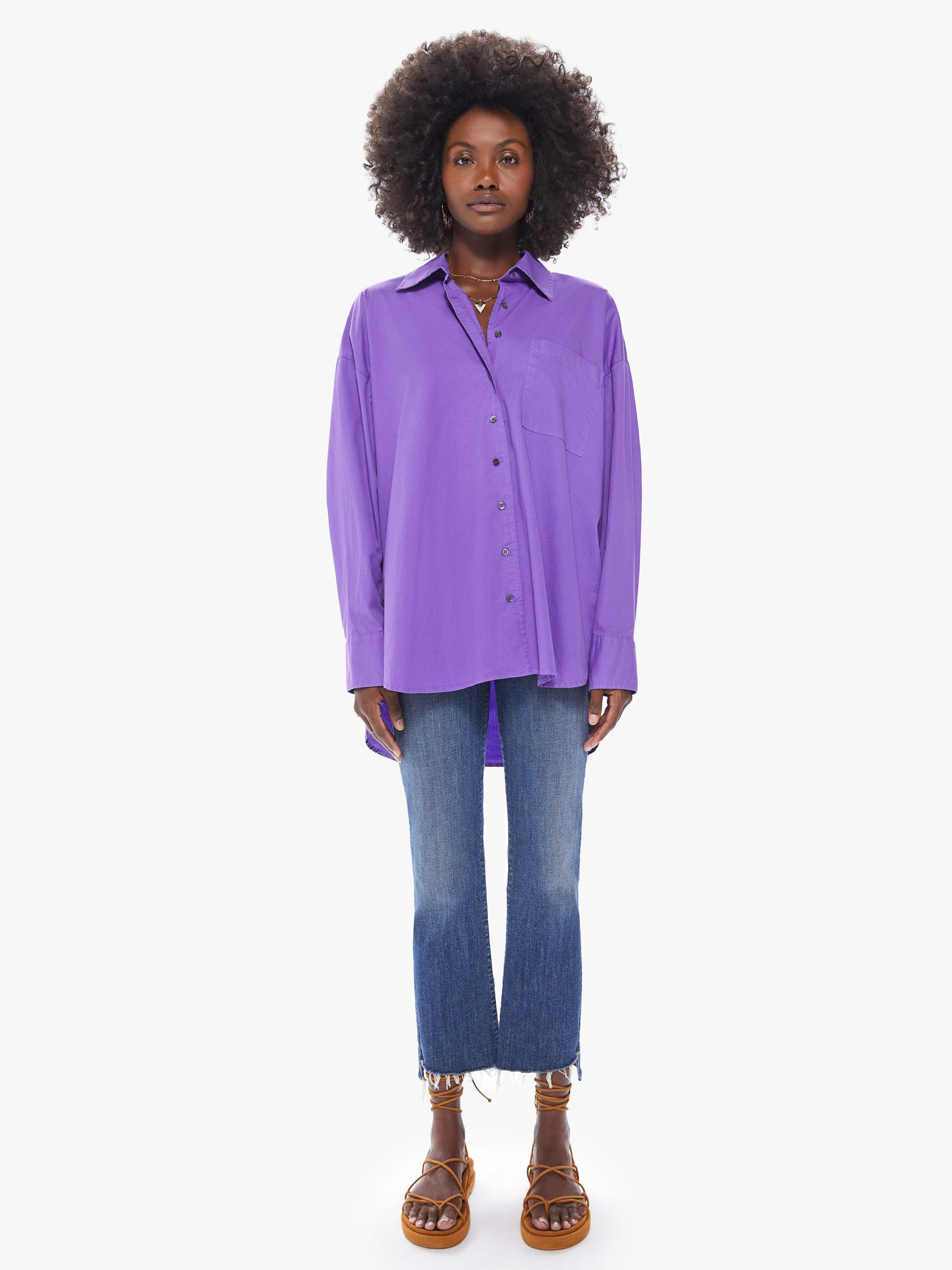 XiRENA Sydney Shirt - Purple Passion sold by MOTHER product image thumbnail 5