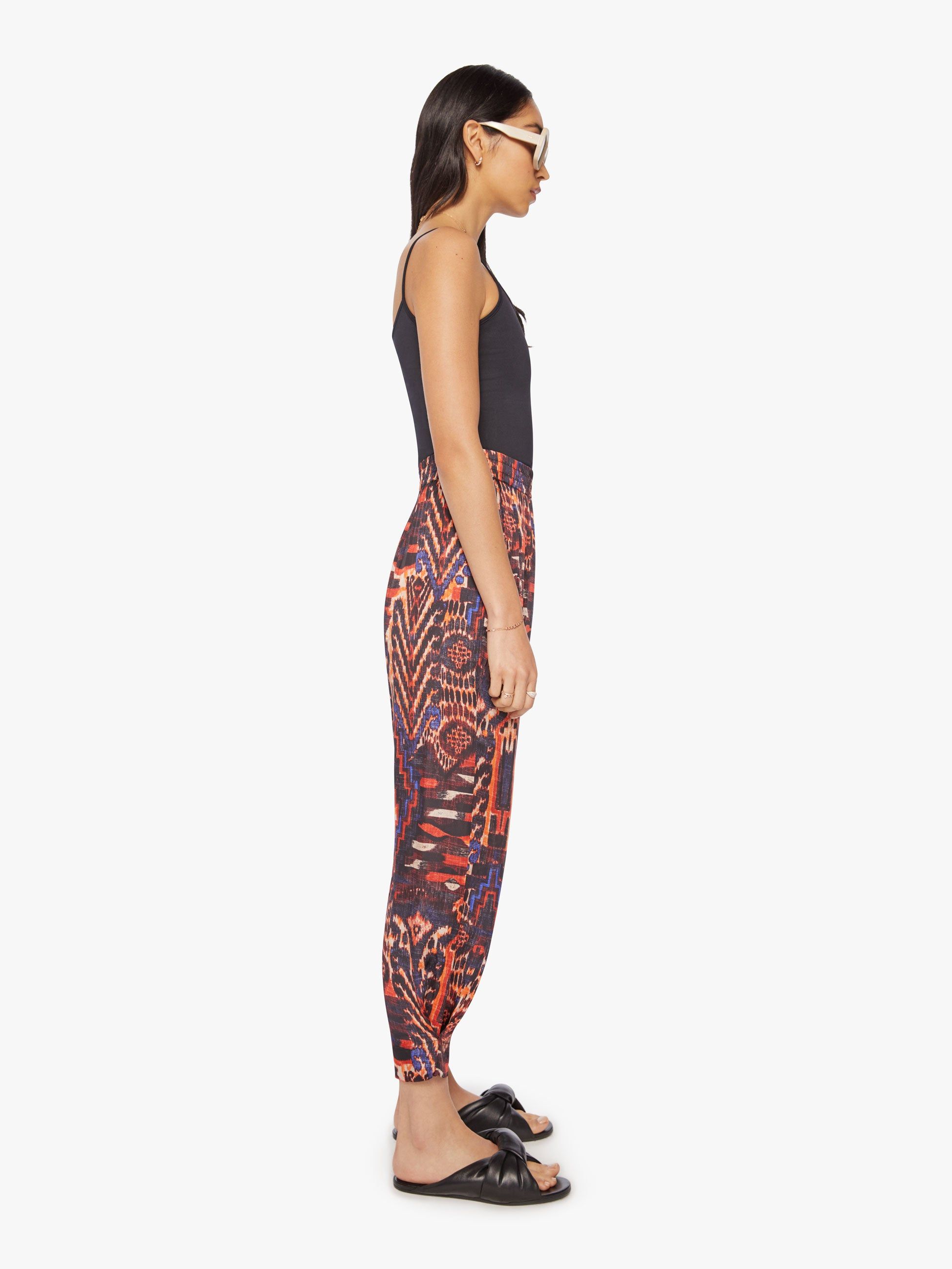 Maria Cher Flora Pants - Junin Brick Melange sold by MOTHER product image thumbnail 3