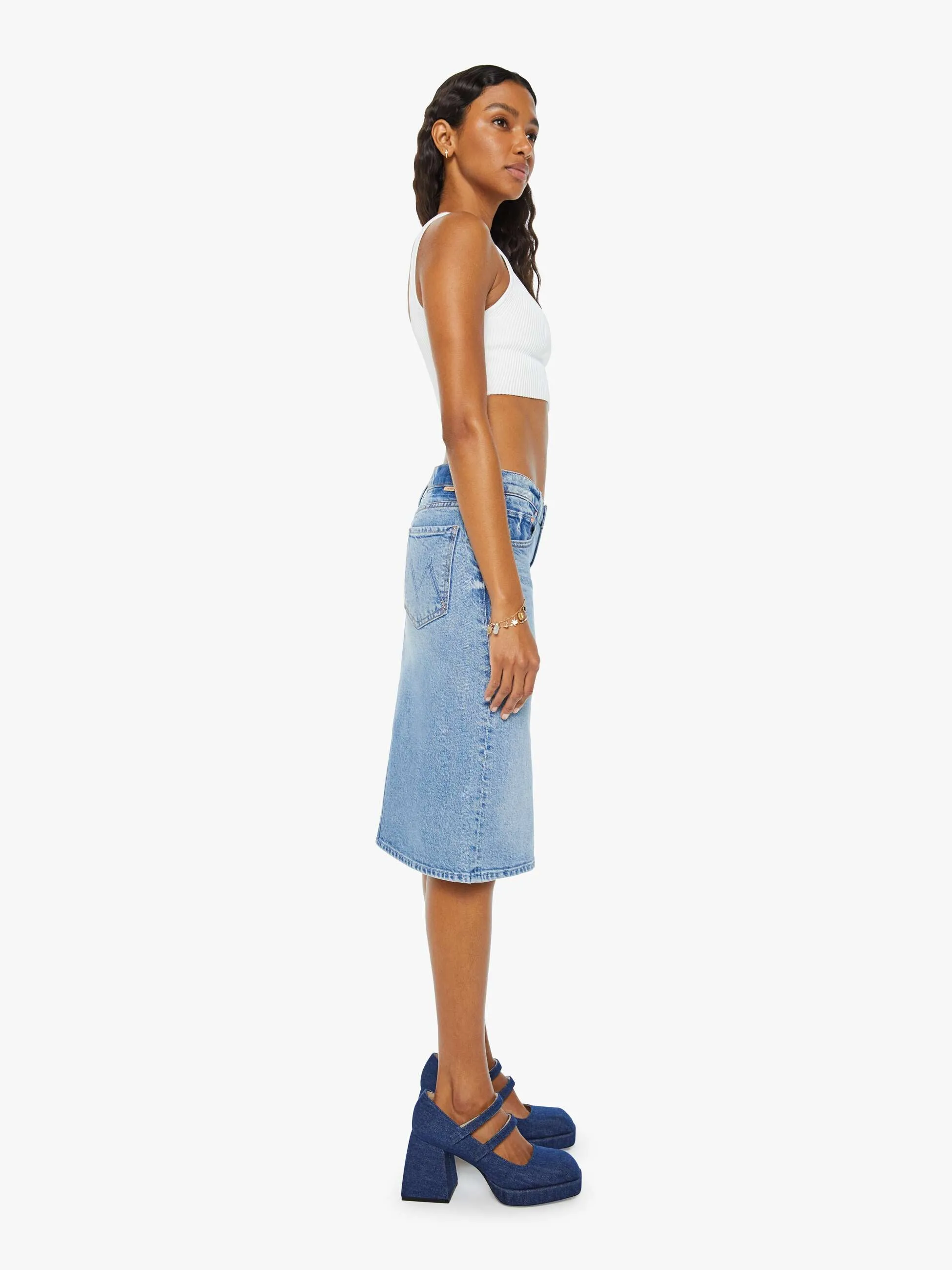 The Ditcher Midi Skirt - Never Let Go sold by MOTHER product image thumbnail 3