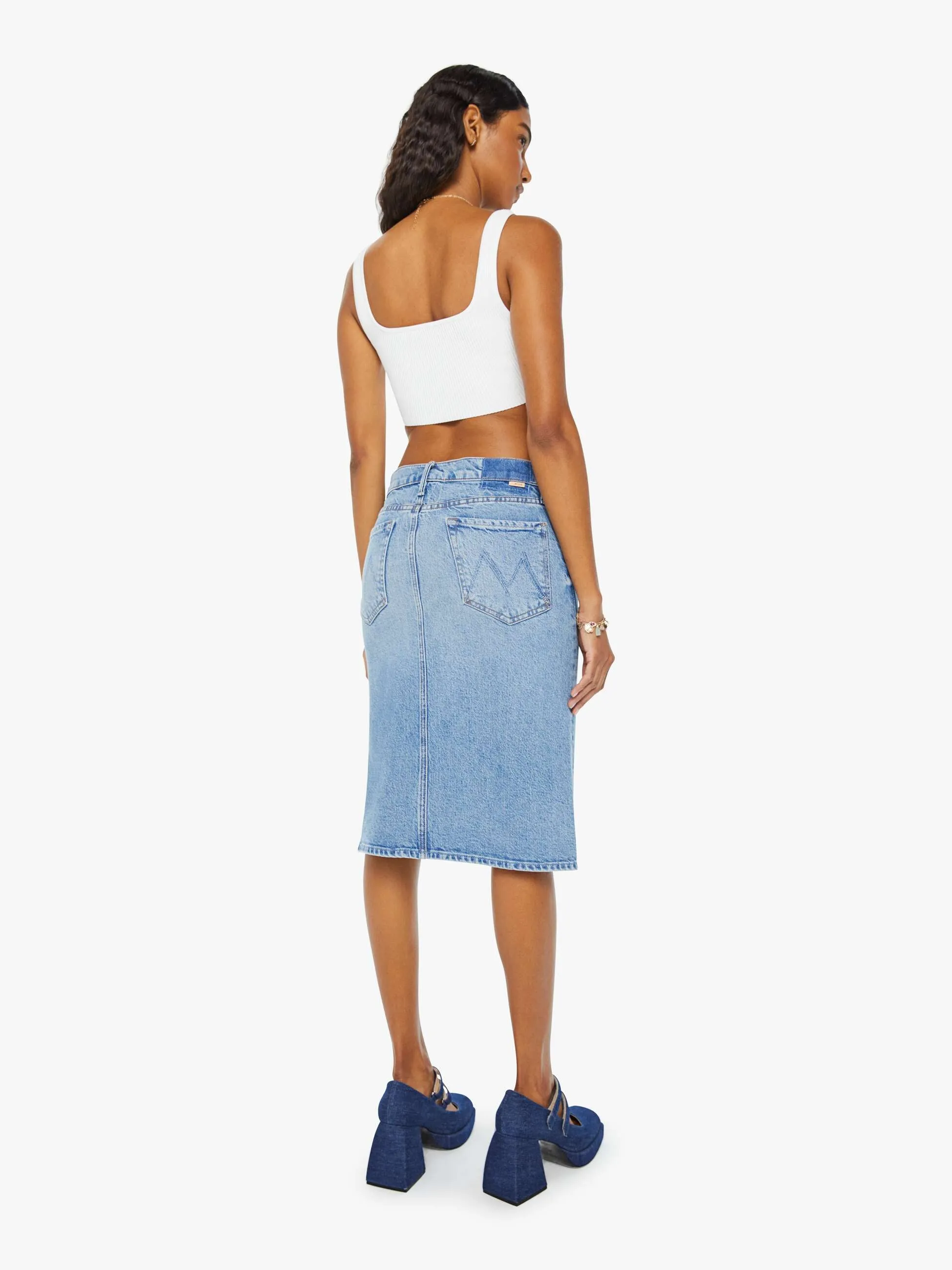 The Ditcher Midi Skirt - Never Let Go sold by MOTHER product image thumbnail 4