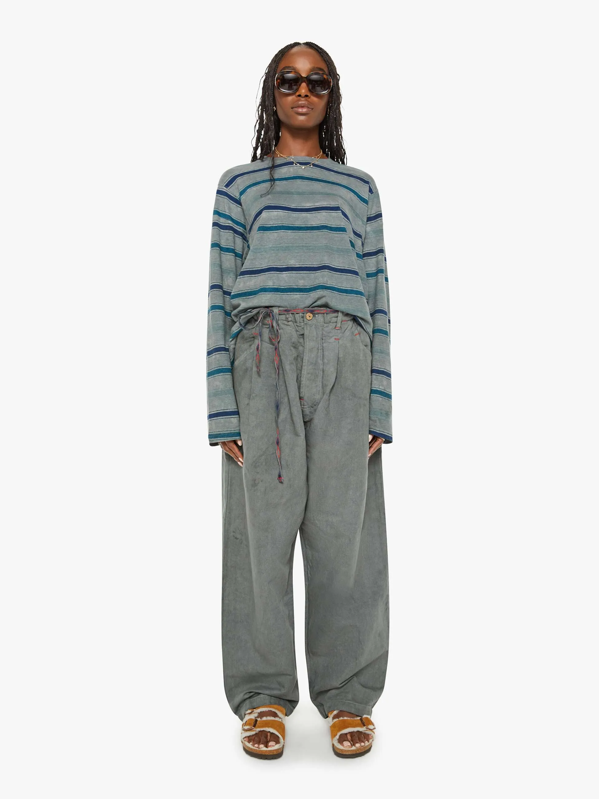 Dr. Collectors P40 Z Boys Pant - Swiss Army sold by MOTHER