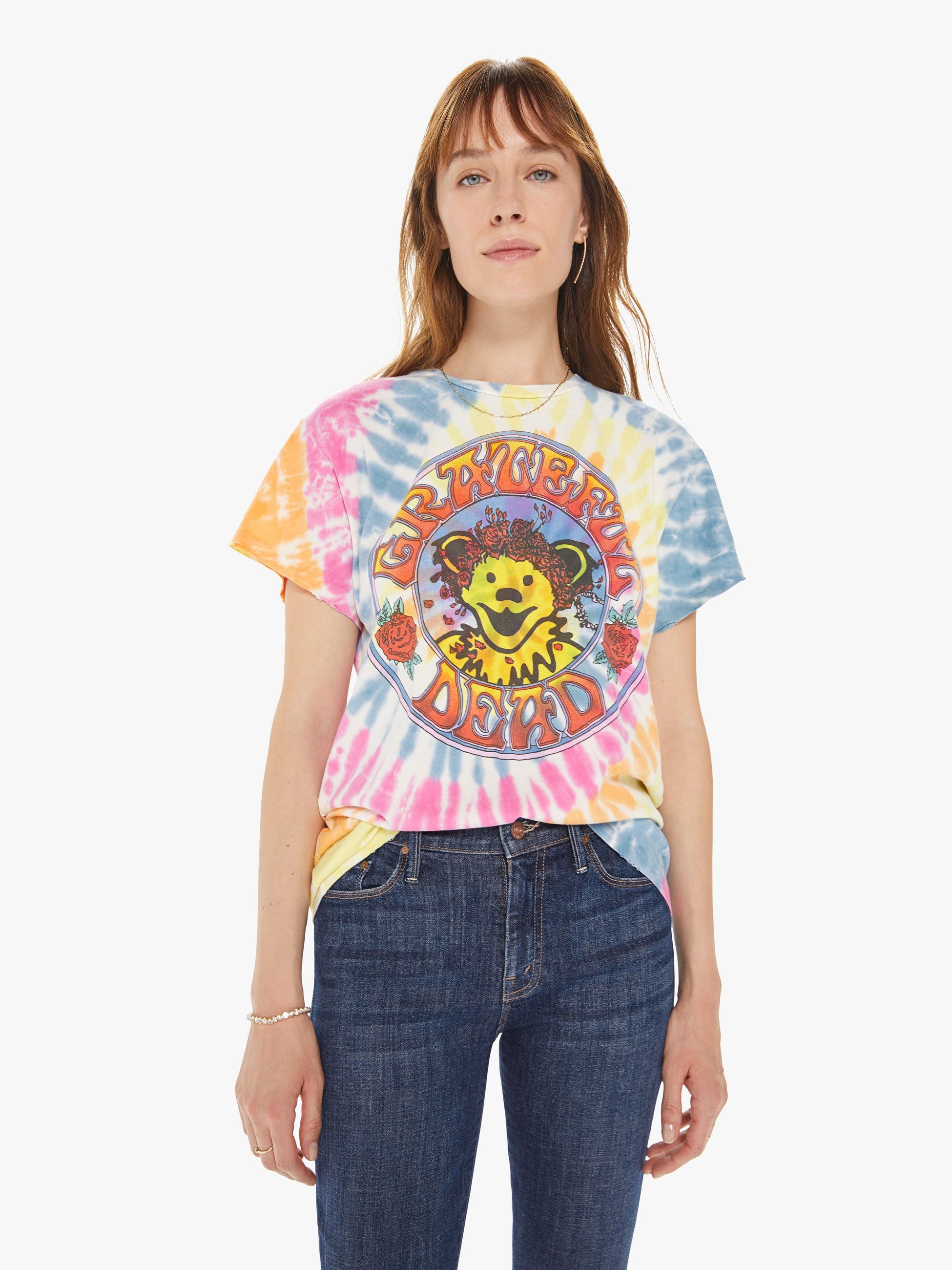 MadeWorn Grateful Dead Tee - Rainbow sold by MOTHER