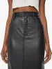 The Mid Rise Column Skirt - Black sold by MOTHER