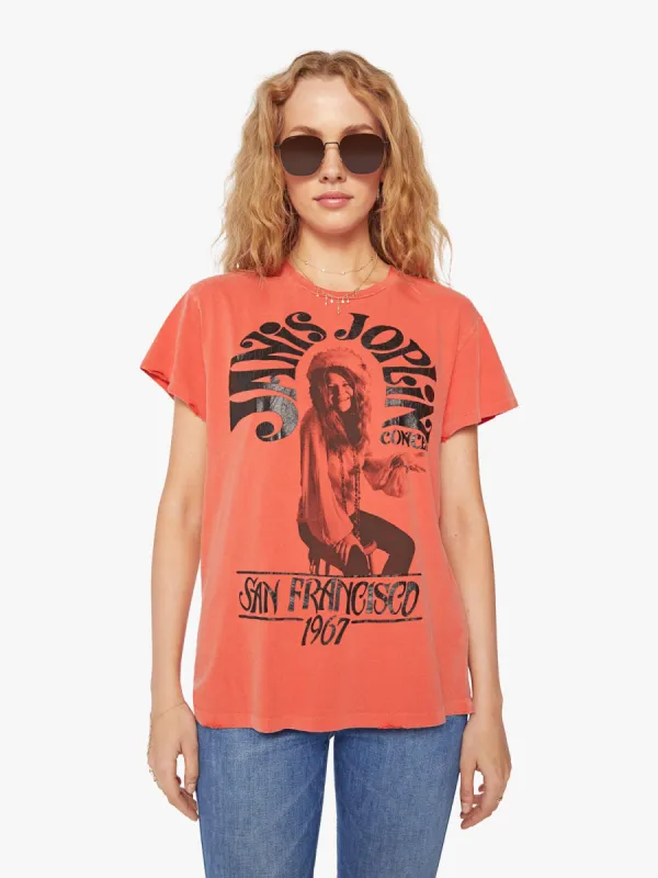 MadeWorn Janis Joplin Tee - Cherry sold by MOTHER