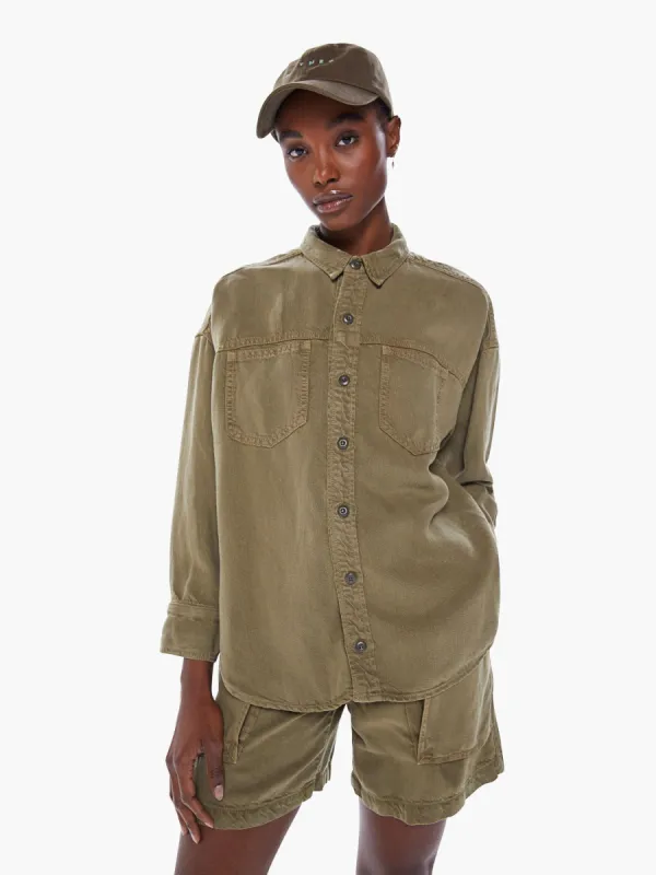 The Piece Of Work Shirt - Gothic Olive made by MOTHER