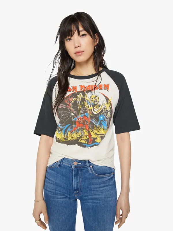 MadeWorn Iron Maiden Raglan - White made by MOTHER