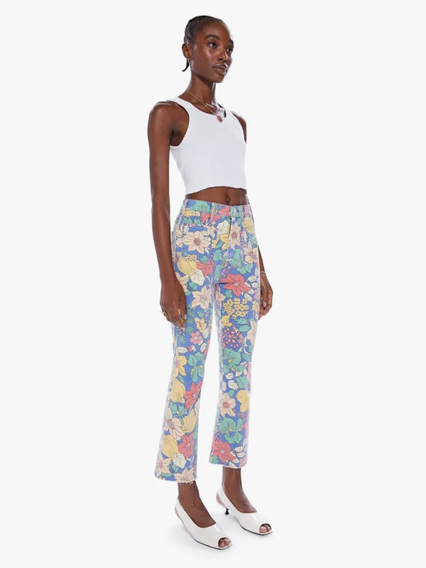 The Hustler Patch Pocket Ankle - Fresh Blooms sold by MOTHER