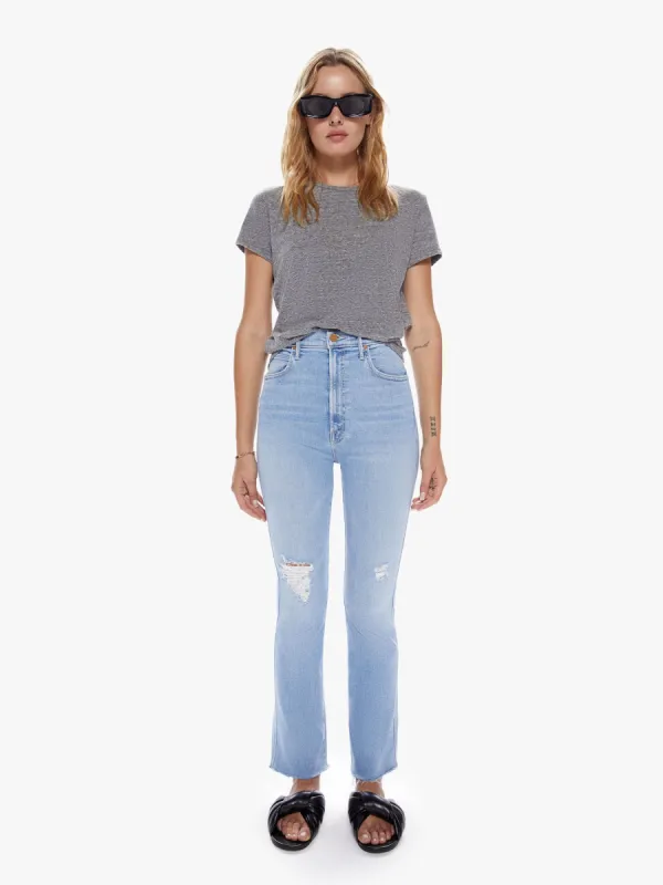 High Waisted Smokin' Double Ankle Fray - A Sight For Sore Eyes sold by MOTHER