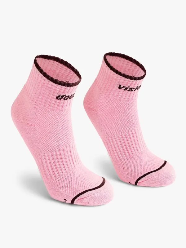 Baby Steps Ankle - Double Vision Rose/Black made by MOTHER