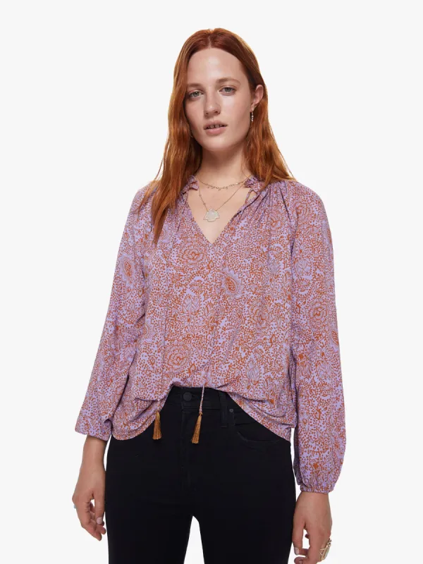 Natalie Martin Penny Top - Shangri-La Orchid sold by MOTHER