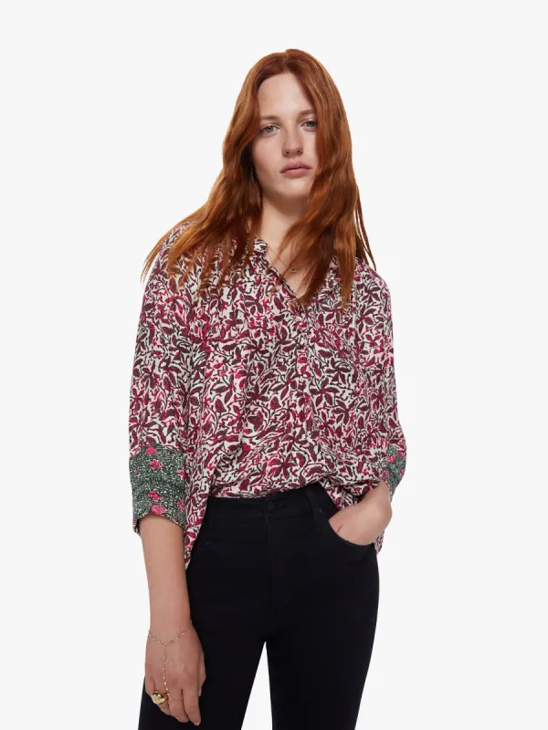 Natalie Martin Remy Top - Gloriosa Print Watermelon sold by MOTHER
