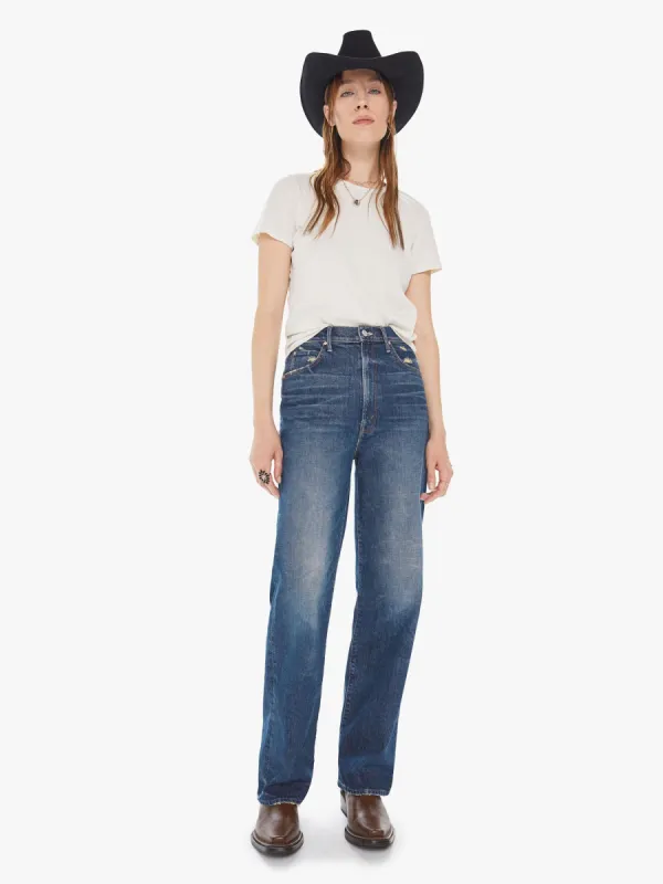 High Waisted Tunnel Vision Sneak - Mile High sold by MOTHER