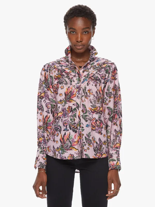 Maria Cher Corina Shirt - Menorca sold by MOTHER